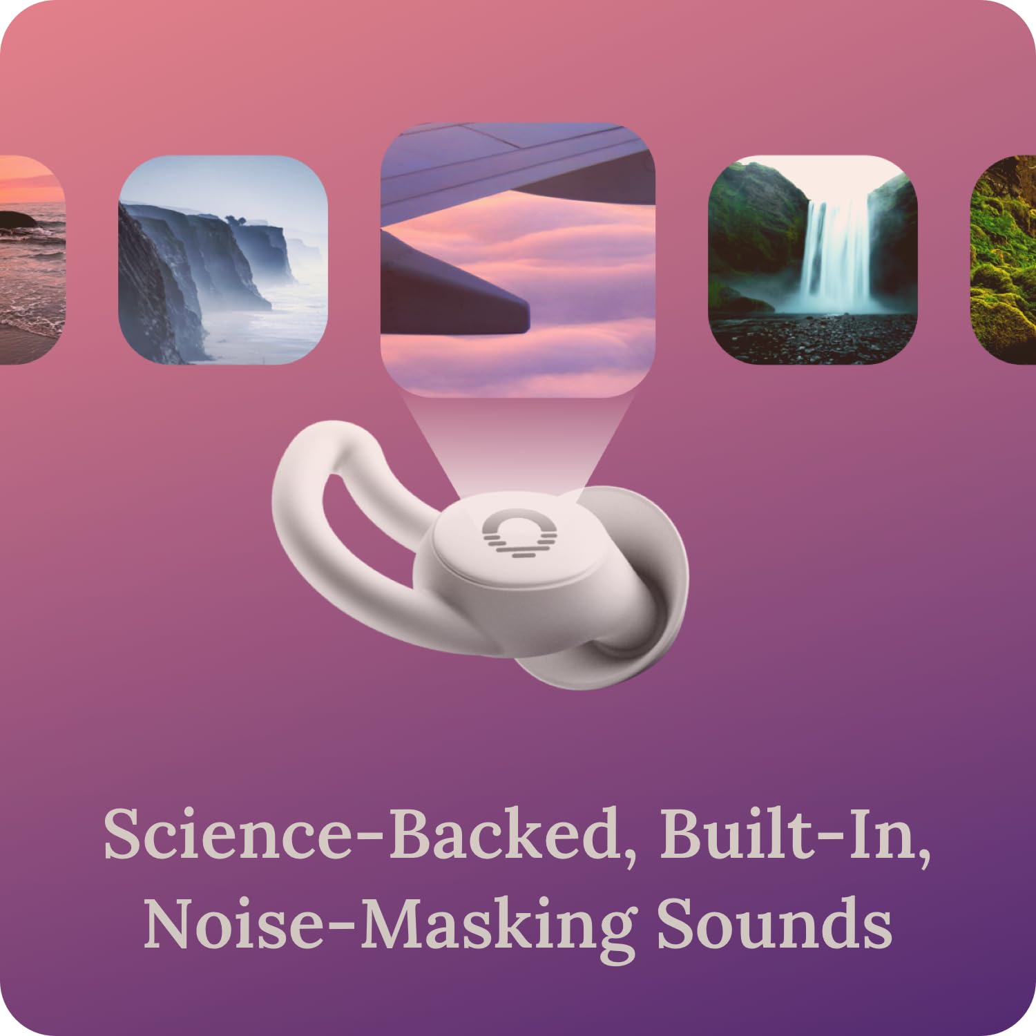 Ozlo Sleepbuds® | Comfortable Side Sleeper Headphones | Up to 10 Hours of Bluetooth LE Streaming | Science-Backed Sleep Sounds | Snore Blocking Comfortable Earbuds