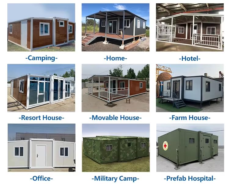 Tiny Homes to Live in for Adults, 20Ft Tiny Home for Sale Prefab House Customizable with 2 Bedrooms, 1 Fully Equipped Bathroom and Kitchen, 1 Living Room, Mobile House