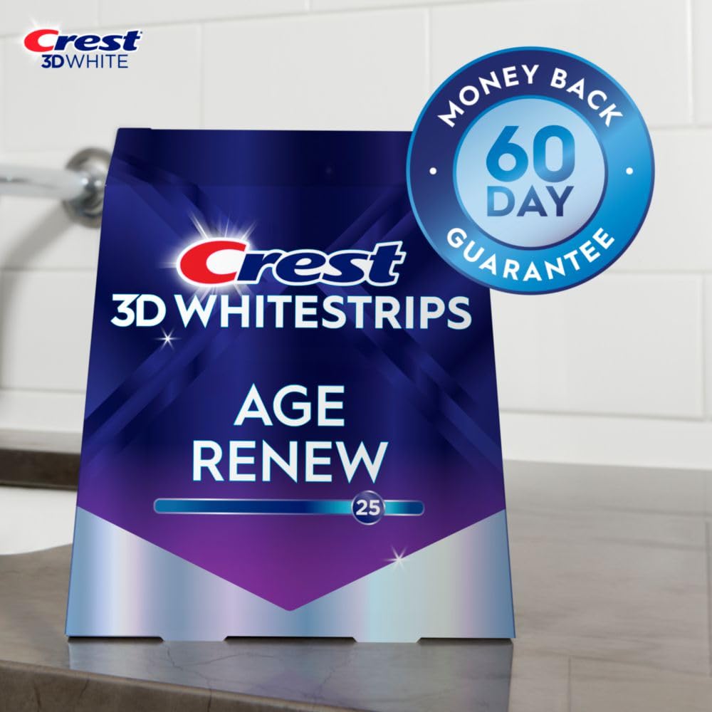 Crest 3D Whitestrips, Supreme Flexfit, Teeth Whitening Strip Kit, 42 Strips (21 Treatments)
