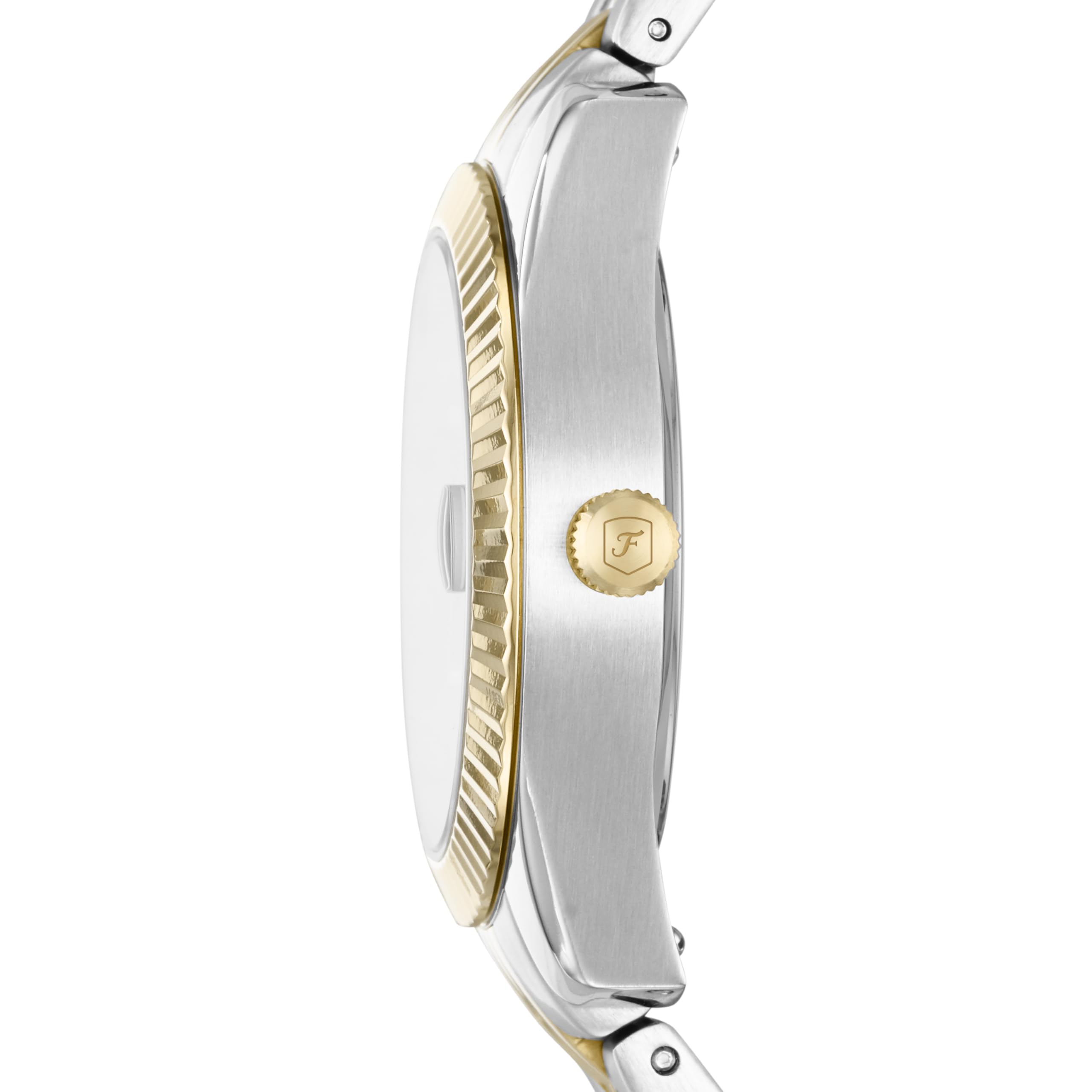 Fossil Women's Scarlette Mini Quartz Stainless Steel Three-Hand Watch, Color: Gold/Silver (Model: ES4949) thumbnail 2