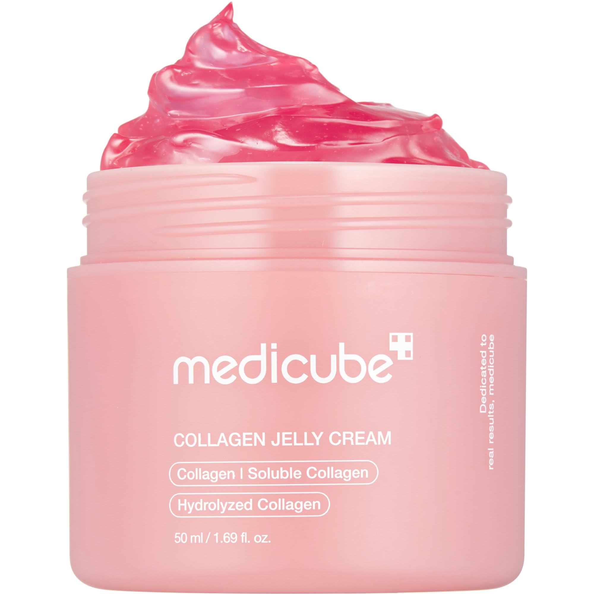 medicube Collagen Jelly Cream- Niacinamide & Freeze-Dried Hydrolyzed Collagen-Boosts skin barrier hydration & gives 24h Glow & Firmer looking skin | No artificial color, Korean skincare (3.71 fl.oz.): 1.69 Ounce (Pack of 1)