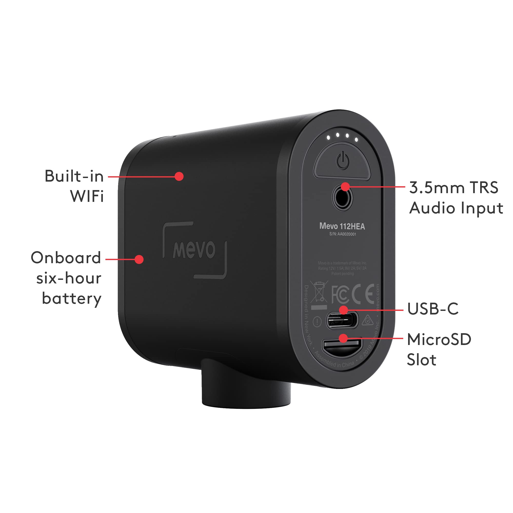 Logitech for Creators Mevo Start 3-Pack Wireless Live Streaming Cameras, for Multi-Camera HD Video,App Control and Stream via Smartphone or Wi-Fi