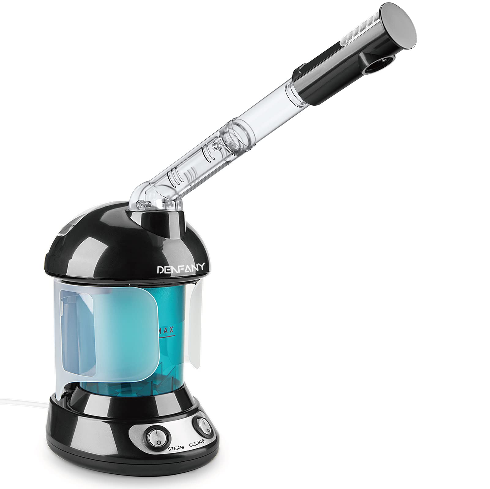 Facial Steamer - DENFANY Nano Ionic Face Steamer with Extendable 360° Rotating Arm - Portable Facial Steamer for Personal Care at Home or Salon () thumbnail 1