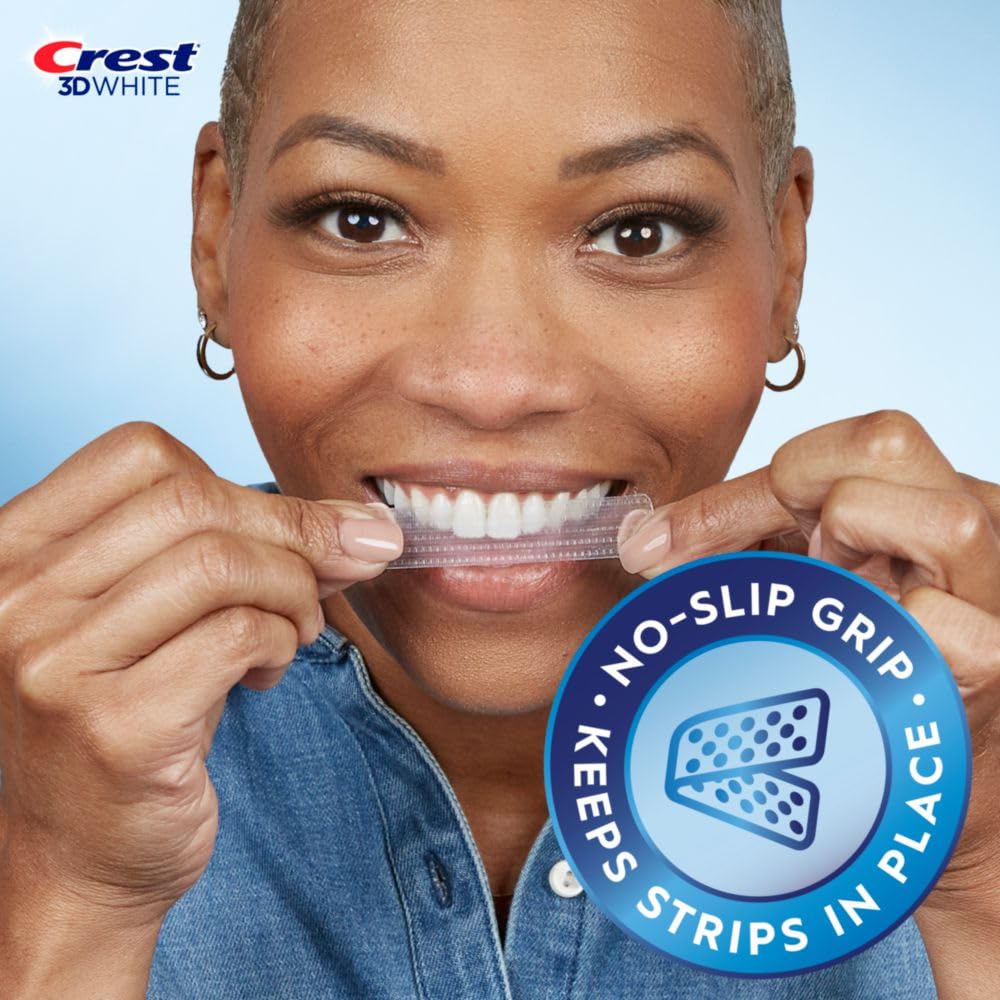 Crest 3D Whitestrips, Supreme Flexfit, Teeth Whitening Strip Kit, 42 Strips (21 Treatments)