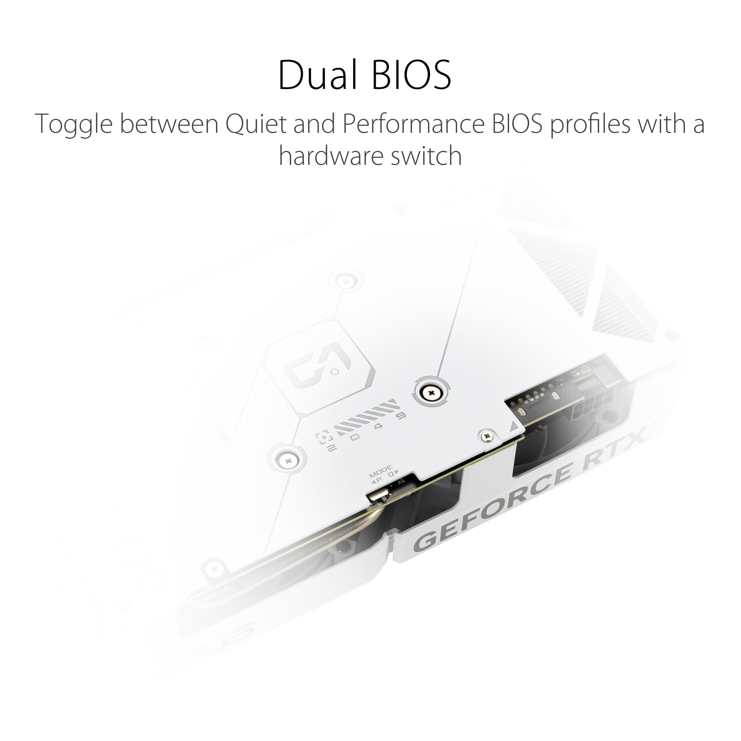 ASUS Dual NVIDIA GeForce RTX 3060 V2 OC Edition 12GB GDDR6 Gaming Graphics Card (PCIe 4.0, 12GB GDDR6 Memory, HDMI 2.1, DisplayPort 1.4a, 2-Slot, Axial-tech Fan Design, 0dB Technology): Dual Fans RTX4060|OC|White|EVO