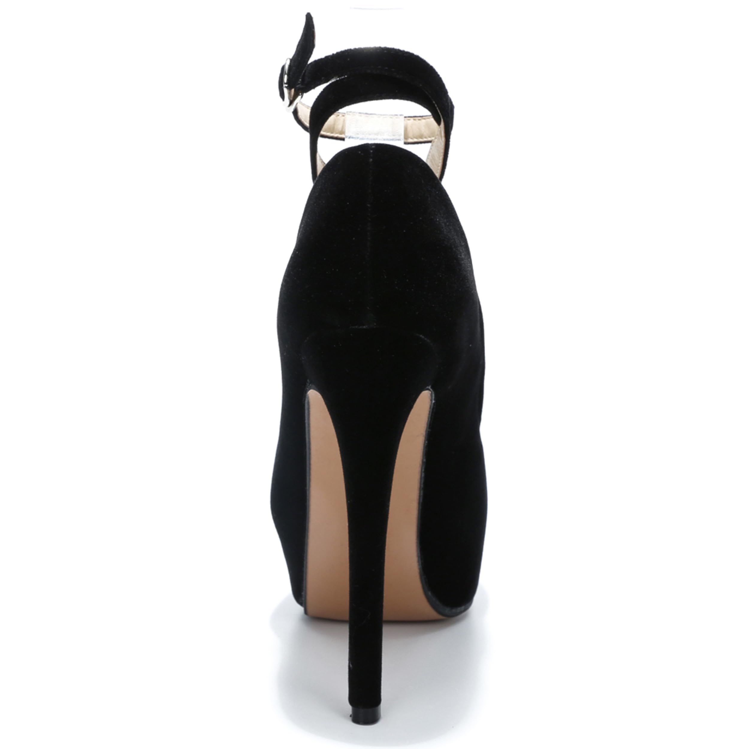 Women's Ankle Cross Strap Pumps Platform Stiletto Dress High Heel