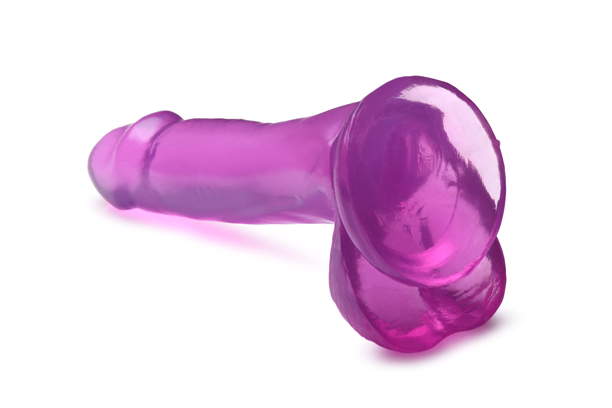 Lynx 6 Inch Ice Dildo with Balls Made in USA,
