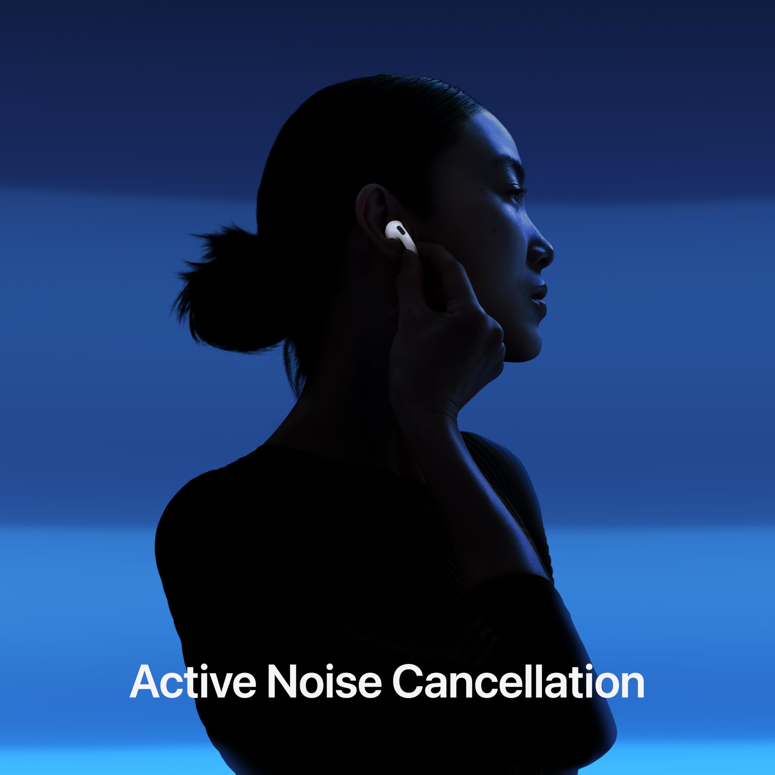 Apple AirPods 4 Wireless Earbuds, Bluetooth Headphones, Personalized Spatial Audio, Sweat and Water Resistant, USB-C Charging Case, H2 Chip, Up to 30 Hours of Battery Life, Effortless Setup for iPhone: With Active Noise Cancellation