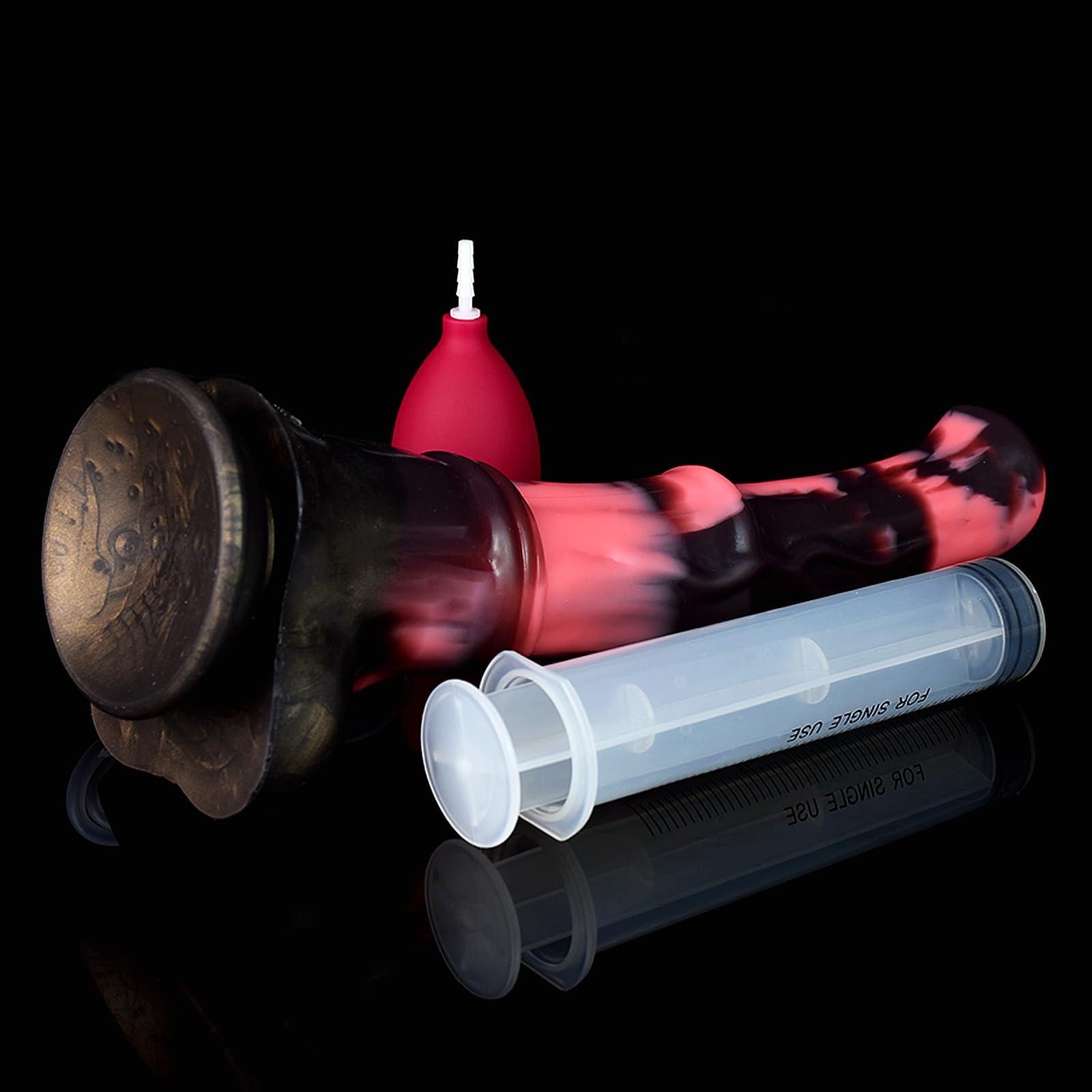 Realistic  Horse Dildo, 12inch Long Fantasy Huge Thick Anal Dildo with Suction Cup, Big Silicone Adult Sex Toy for Men and Women Couples: Squirting