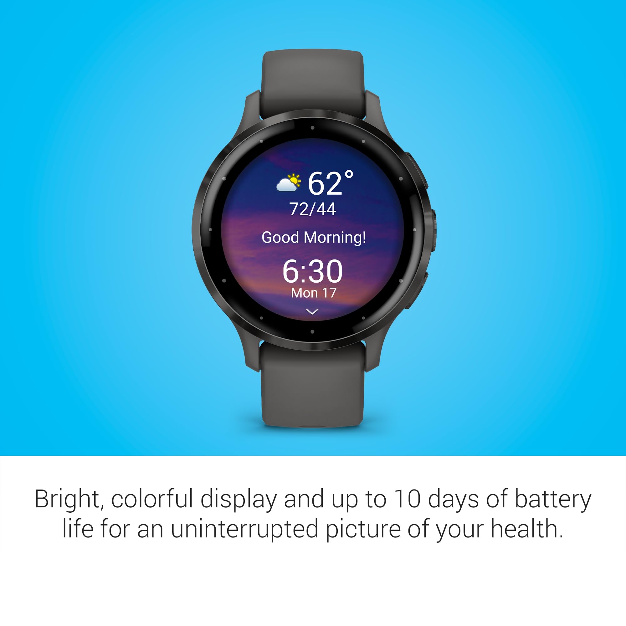 Garmin Venu 3S Running GPS Smartwatch with AMOLED Display, Advanced Health, Fitness Features, Up to 14 Day Battery Life with Signature Power Bundle | Slate with Pebble Gray Silicone Band: Venu 3S (41mm) Pebble Gray