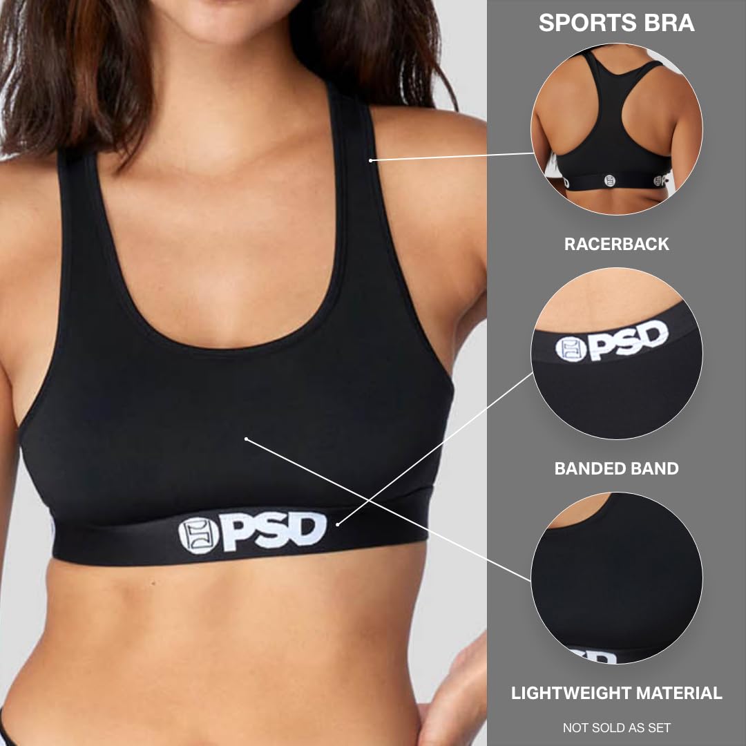 PSD Women's Hooters Sports Bra - Racerback Sports Bras for Women with Breathable Microfiber Fabric - Image 6