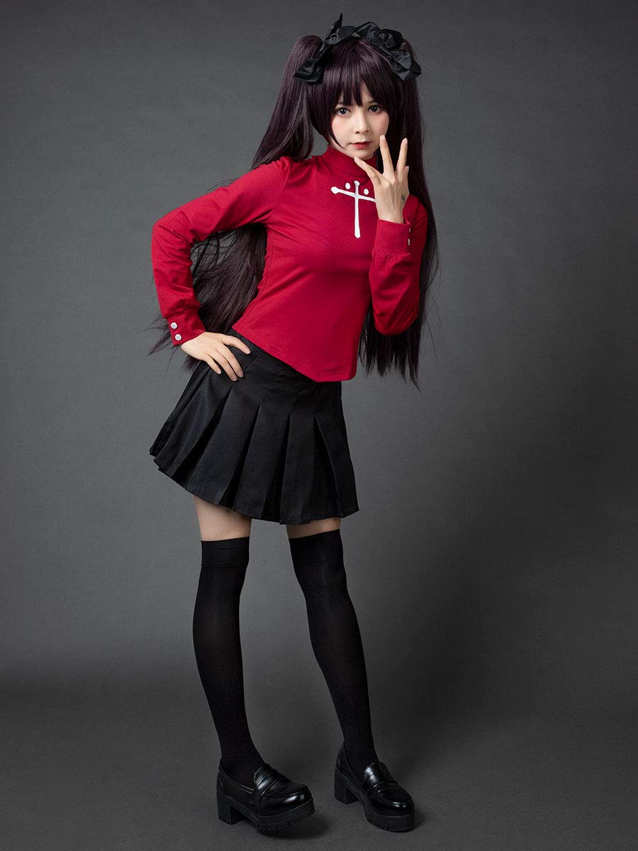 Cosfun Anime Women's Tohsaka Rin Cosplay Costume mp004001