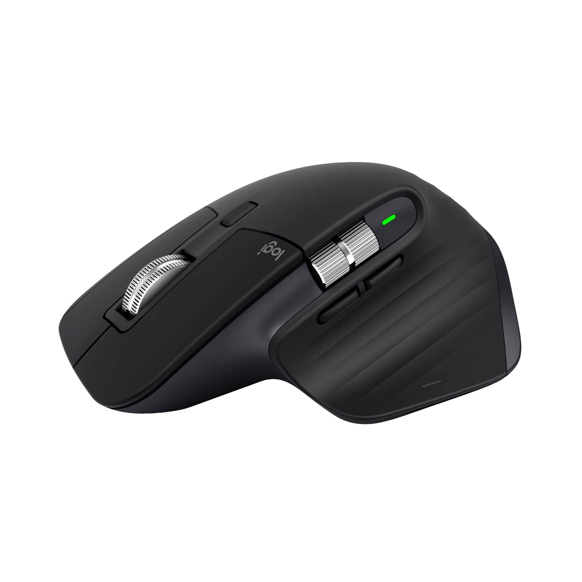 Logitech MX Master 3S - Wireless Performance Mouse with Ultra-fast Scrolling, Ergo, 8K DPI, Track on Glass, Quiet Clicks, USB-C, Bluetooth, Windows, Linux, Chrome -: Graphite