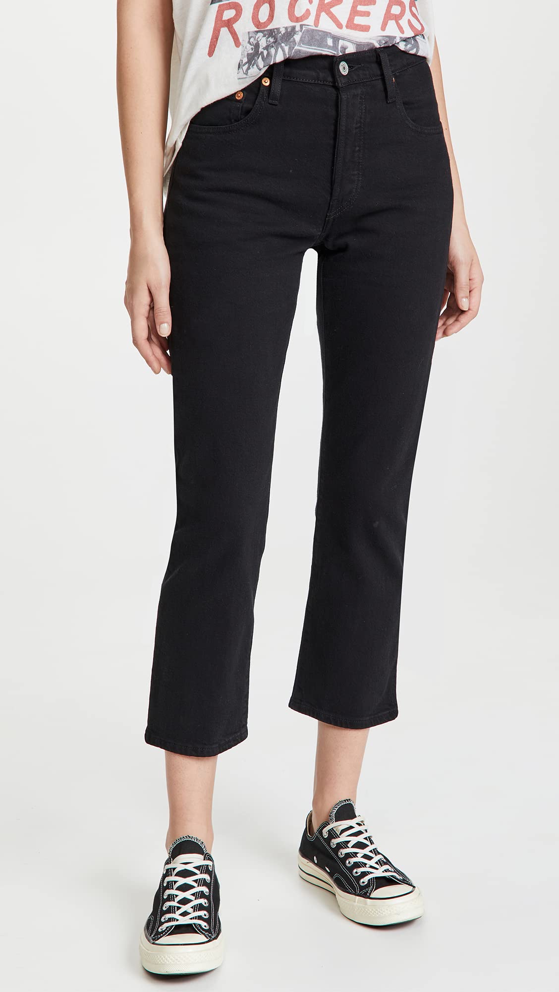 Levi's Women's Premium 501 Crop Jeans thumbnail 2