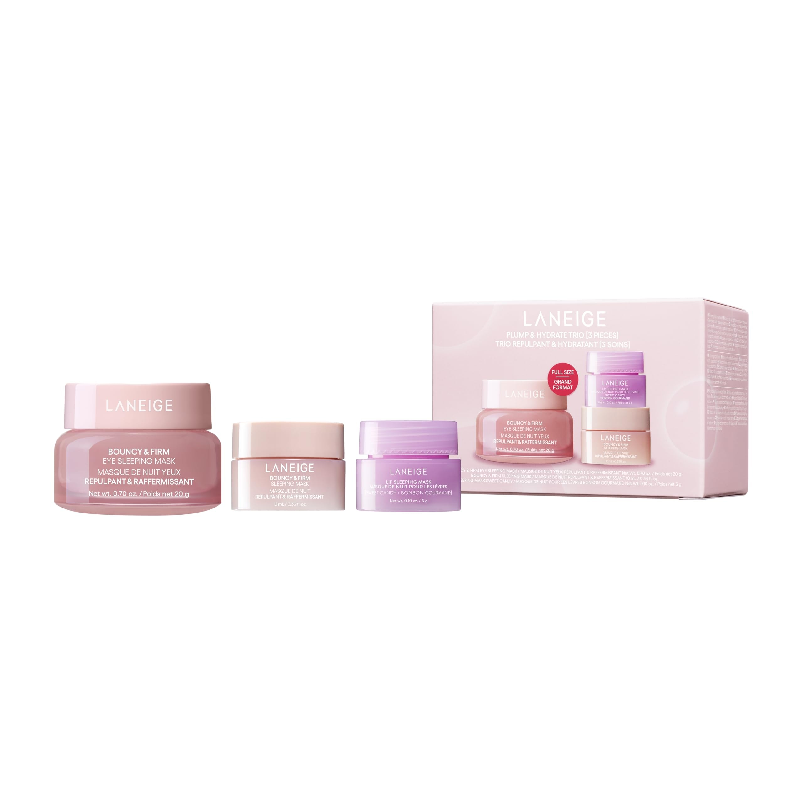 LANEIGE Lip Sleeping Mask: Nourish, Hydrate, Vitamin C, Murumuru & Shea Butter, Antioxidants, Flaky, Dry Lips - Image 1