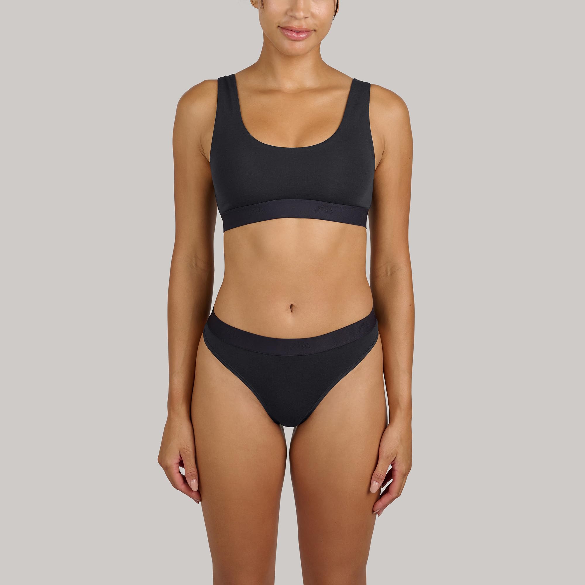MeUndies – Women’s Stretch Cotton Mid Rise Thong - Comfortable Panties –Amazon Exclusive Fabric thumbnail 3