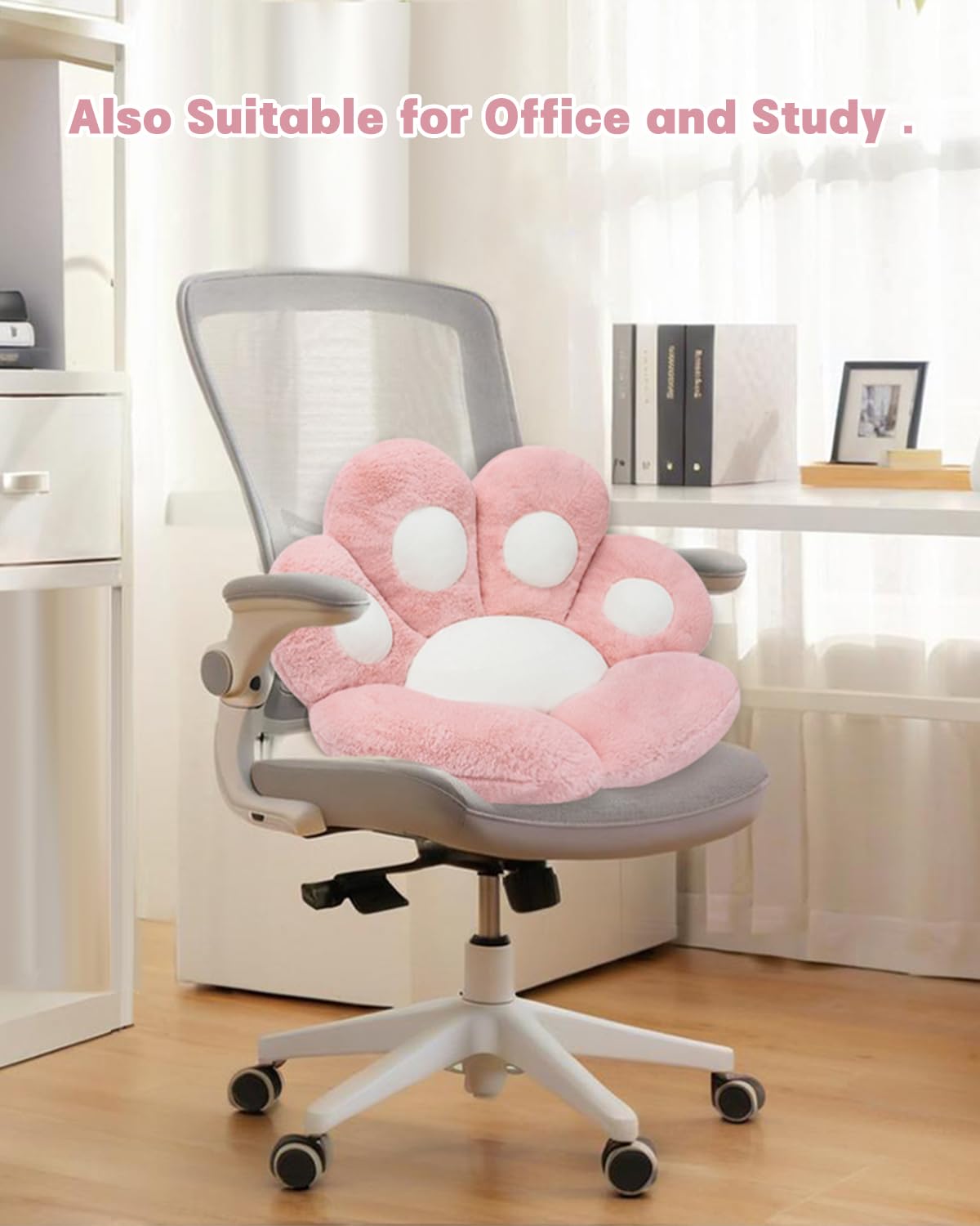 MOONBEEKI Cat Paw Cushion Chair Comfy Kawaii Plush Seat Cushions Shape Lazy Pillow for Gamer Chair 28"x 24" Cozy Floor Cute Seat Kawaii for Girl Worker Gift, Dining Room Bedroom Decorate Black: MOONBEEKI Cat Paw Cushion Chair Comfy Kawaii Chair Plush Seat Cushions Shape Lazy Pillow for Gamer Chair 28"x 24" Cozy Floor Cute Seat Kawaii for Girl Worker Gift, Dining Room Bedroom Decorate