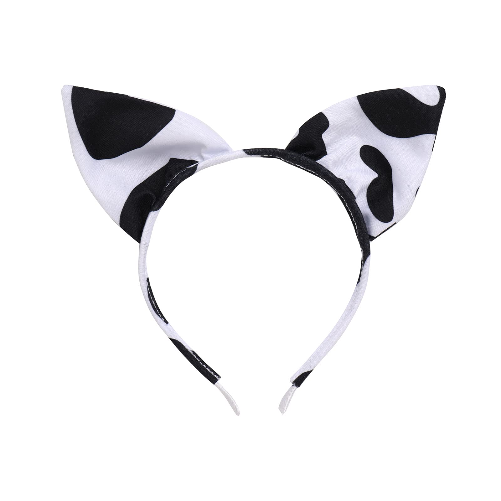 FYMNSI Women Sexy Milk Cow Lingerie Set Anime Maid Cosplay Costume Mini Bikini Bra Bodysuit with Bell Choker Stockings Outfit: White Cow Micro Bikini