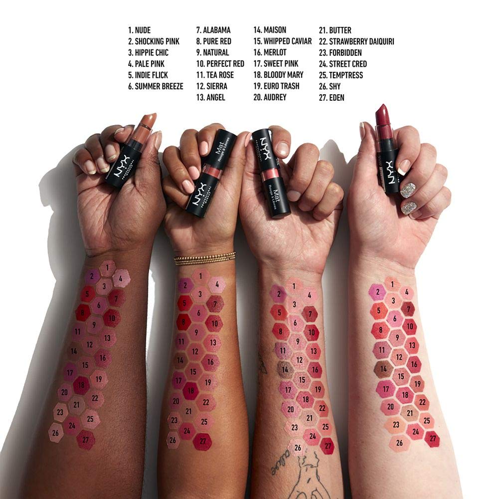 NYX PROFESSIONAL MAKEUP Matte Lipstick, Ultra Dare: Ultra Dare 1 Count (Pack of 1)