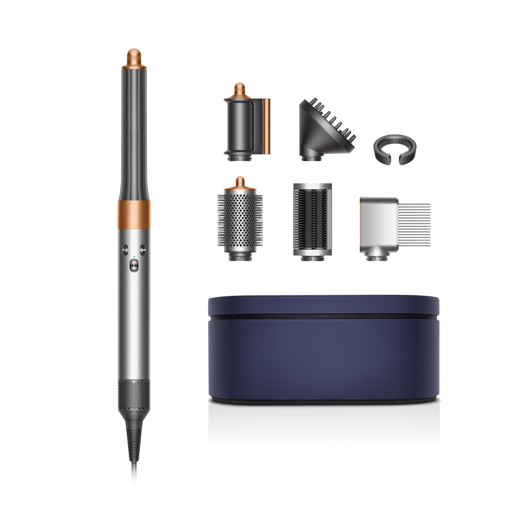 Dyson Airwrap™ Multi-Styler Complete Long: Complete Diffuse for Curly to Coily Hair - Nickel / Copper