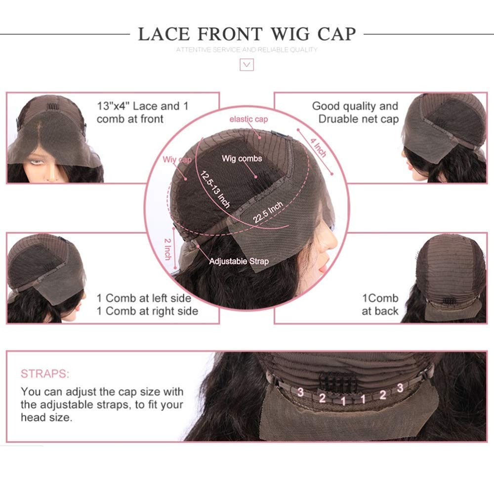 Highlight Ombre Lace Front Wig Human Hair Pre Plucked 13x4 HD Transparent Red/Natural Color Lace Frontal Wigs with Baby Hair 180% Density Colored Straight Lace Front Wig Human Hair for Black Women 20