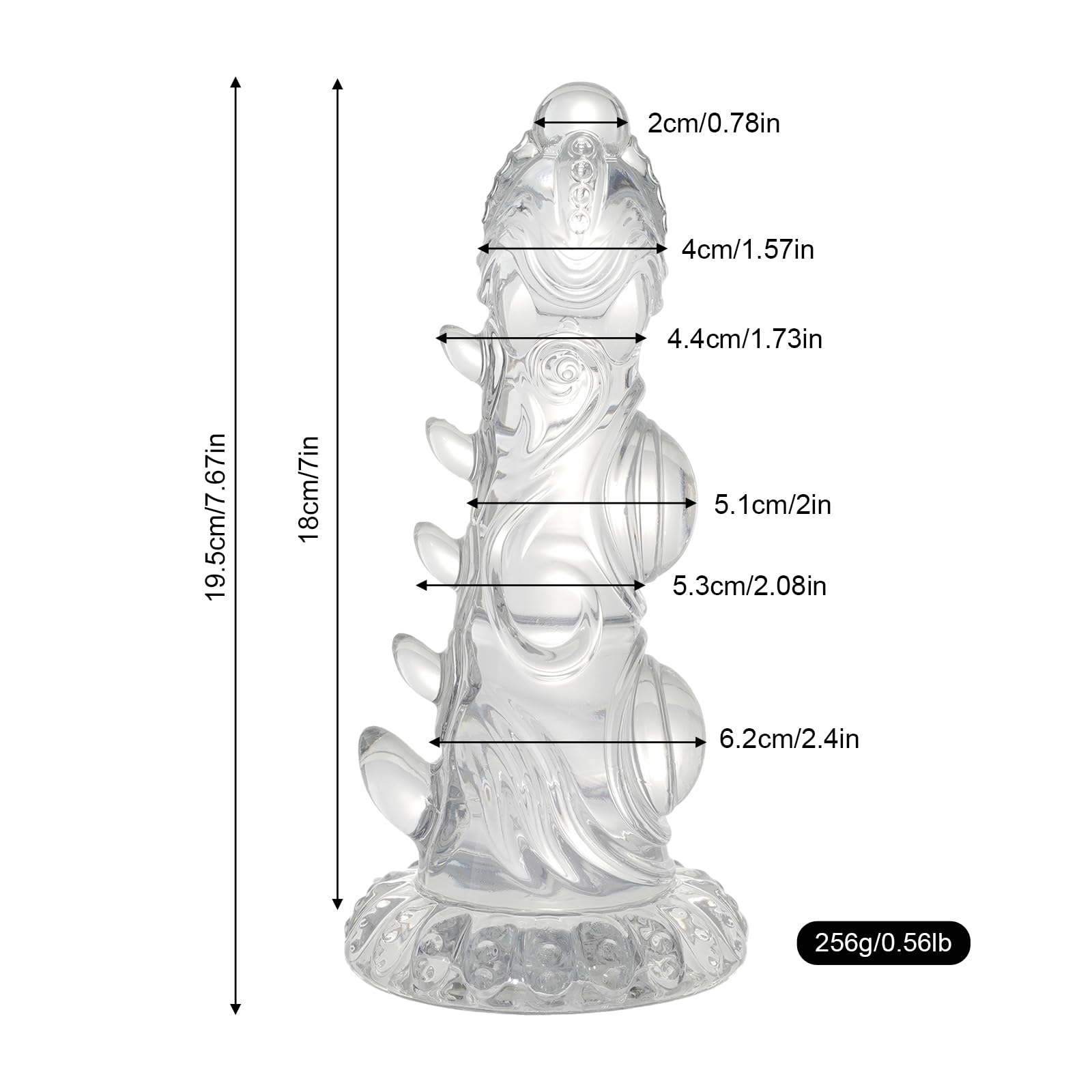 Wdrssfys Knot Dildo,Monster Dildo 7.6 in Clear Dildo with Strong Suction Cup,Dog Dildo Adult Sex Toys for Women Men and Couples: Wdrssfys Knot Dildo,Monster Dildo 7.6 in Clear Dildo with Strong Suction Cup,Dog Dildo Adult Sex Toys for Women Men and Couples