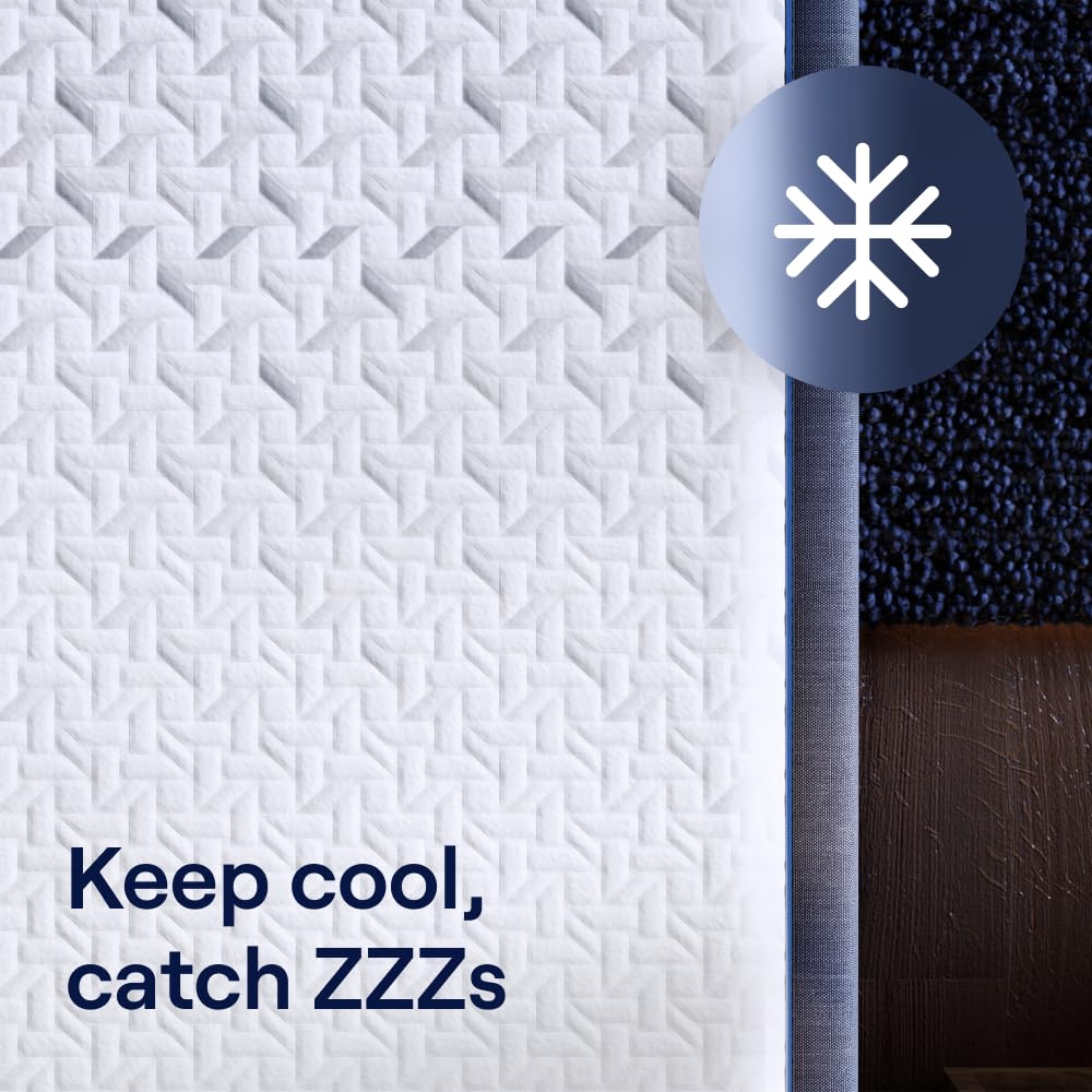 Nectar Luxe Hybrid 14” Queen Mattress - Medium Firm - Memory Foam & Innerspring Coils - Cooling Fibers - 3” Pressure Relief Layer - Mattress in a Box - 365-Night Trial & Forever Warranty: California King 12" Hybrid (New Version) Mattress