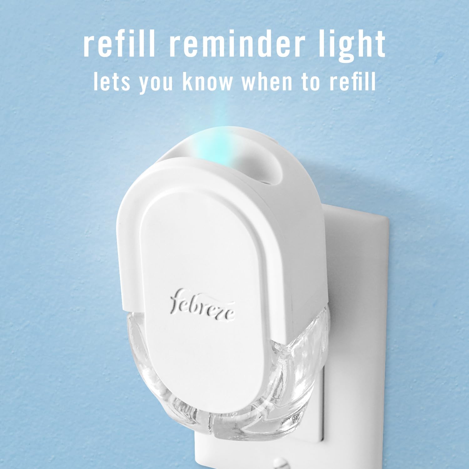 Febreze Plug In Air Freshener, Odor-Fighting Scented Oil Refill, Air Fresheners for Home and Bathroom and Kitchen, Long Lasting for Strong Odors, Linen & Sky Scent, 0.87oz Refills, 3 Count (Pack of 1) 0.87 Fl Oz (Pack of 3) Linen & Sky: 0.58 Fl Oz (Pack of 3) Ocean