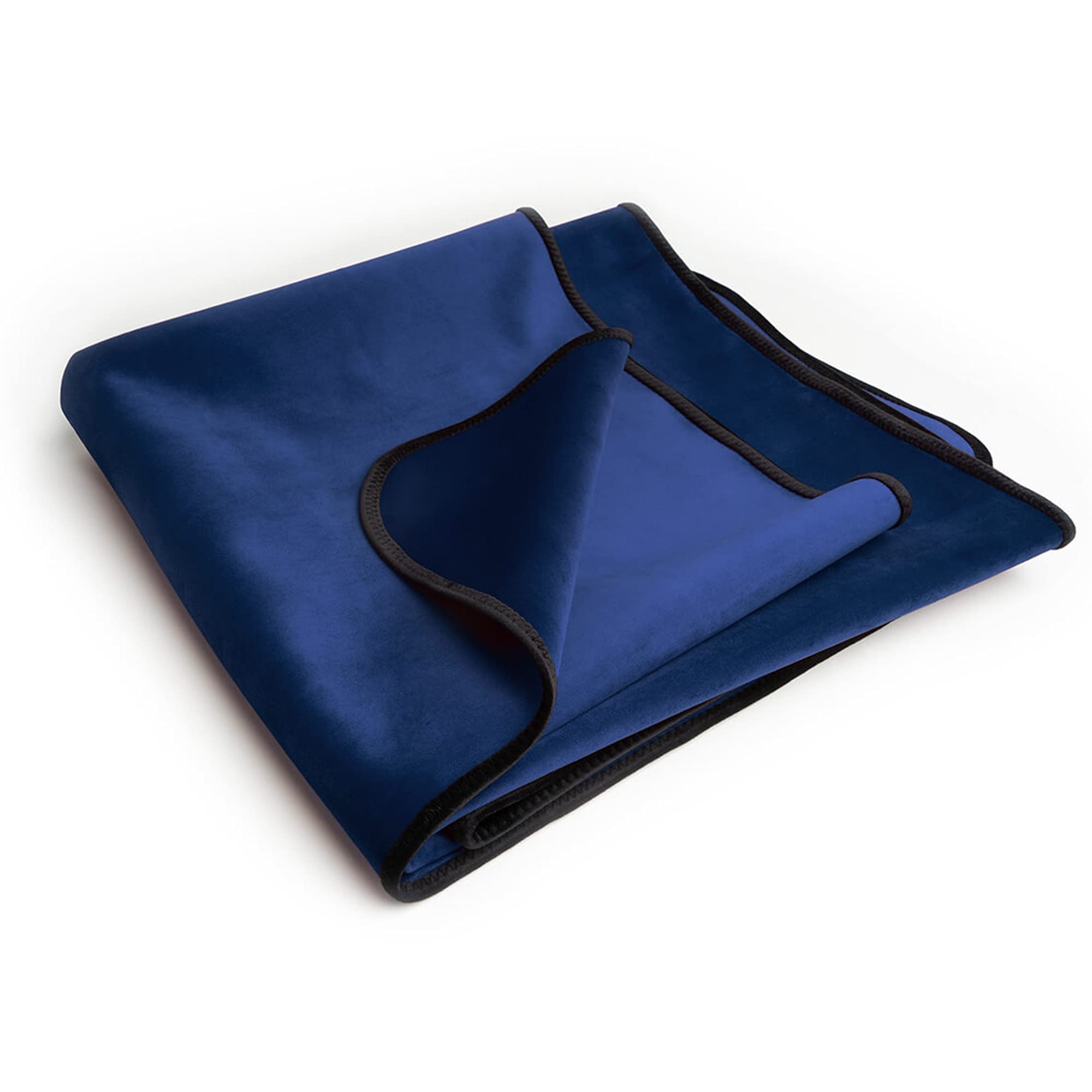 Liberator Fascinator Throw - Moisture-Proof Sensual Blanket, Mini Size, Microvelvet: Indigo