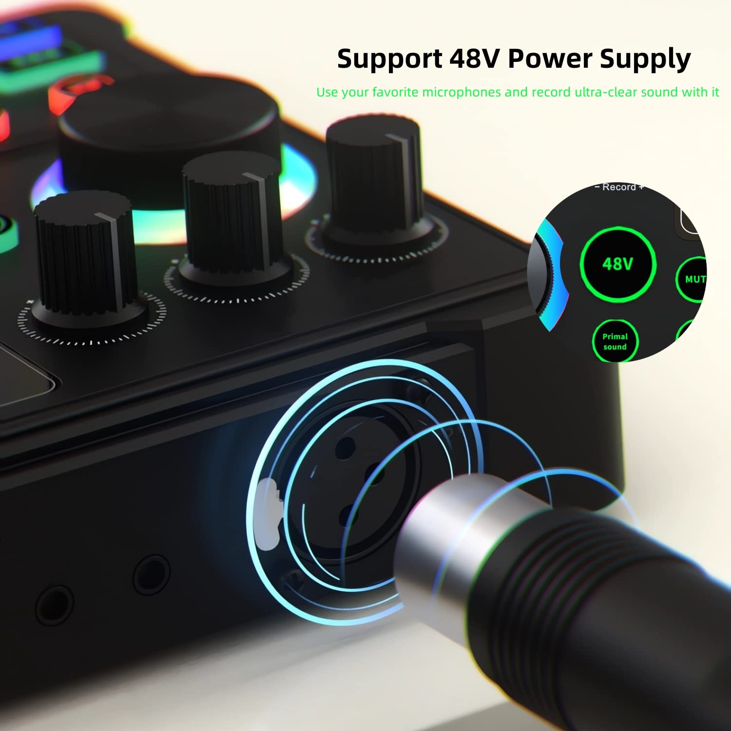 SKTEET Podcast Equipment Bundle, with BM800 Podcast Microphone and V8 Sound Card, Voice Changer - Audio Interface -Perfect for Recording, Singing, Streaming and Gaming (): M300