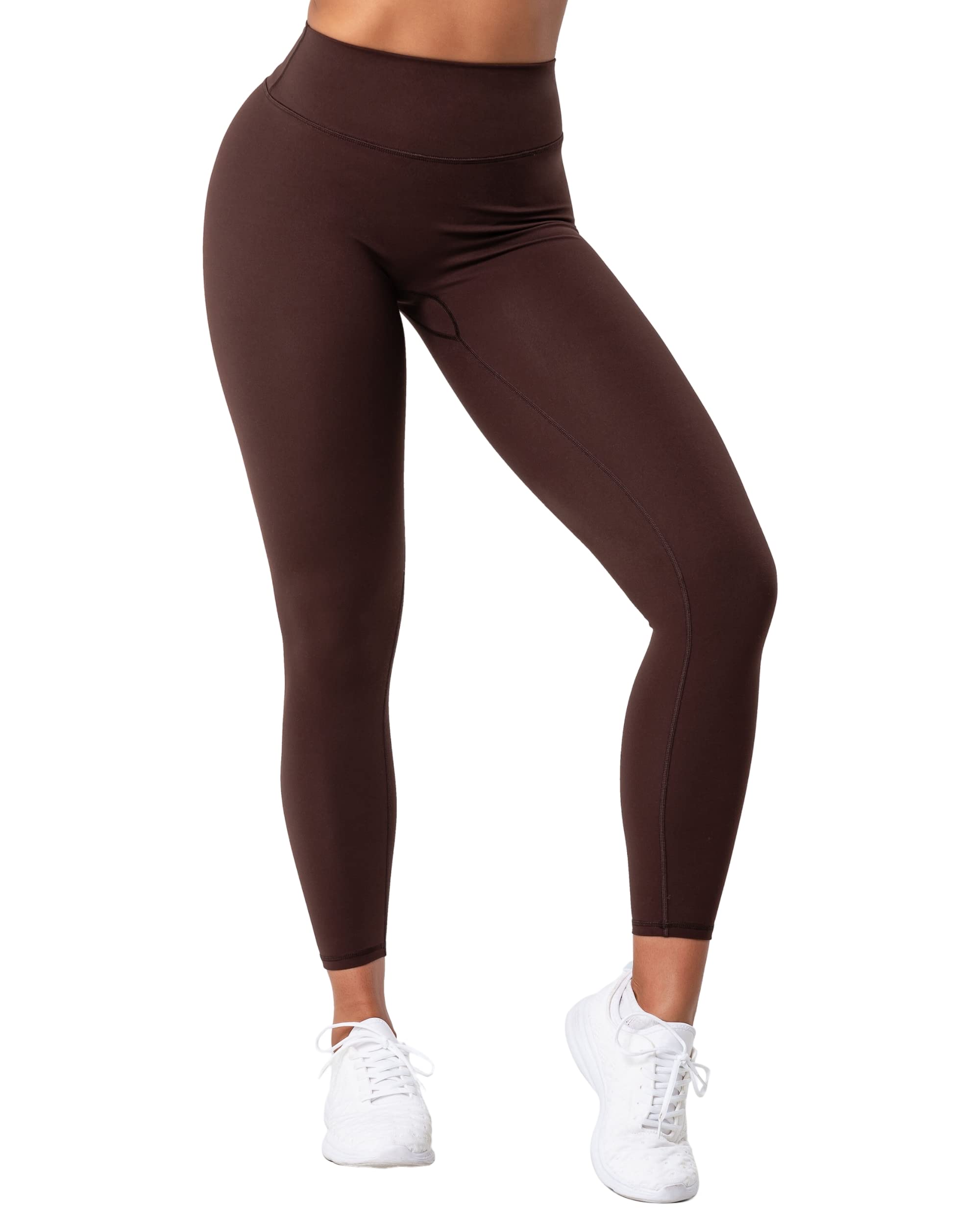 Kamo Fitness Serenity No Front Seam Leggings 25" Inseam Yoga Pants High Waisted Soft Workout Tights