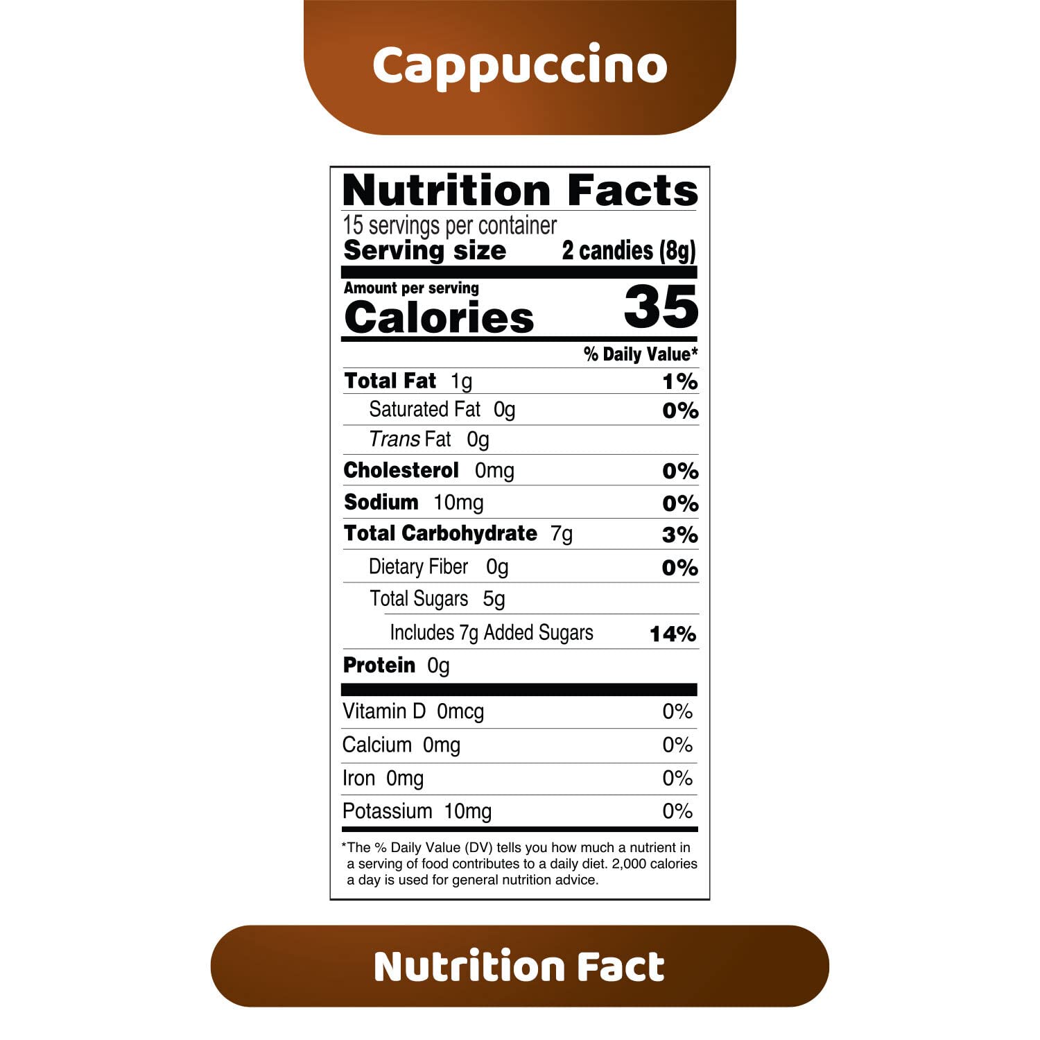 Kopiko Cappuccino Candy – Your Pocket Café Treat for Every Occasion – Hard Candy Made from Indonesia’s Real Coffee Extract (28.2oz Jar): Coffee &amp; Cappuccino 4.23 Ounce (Pack of 2)