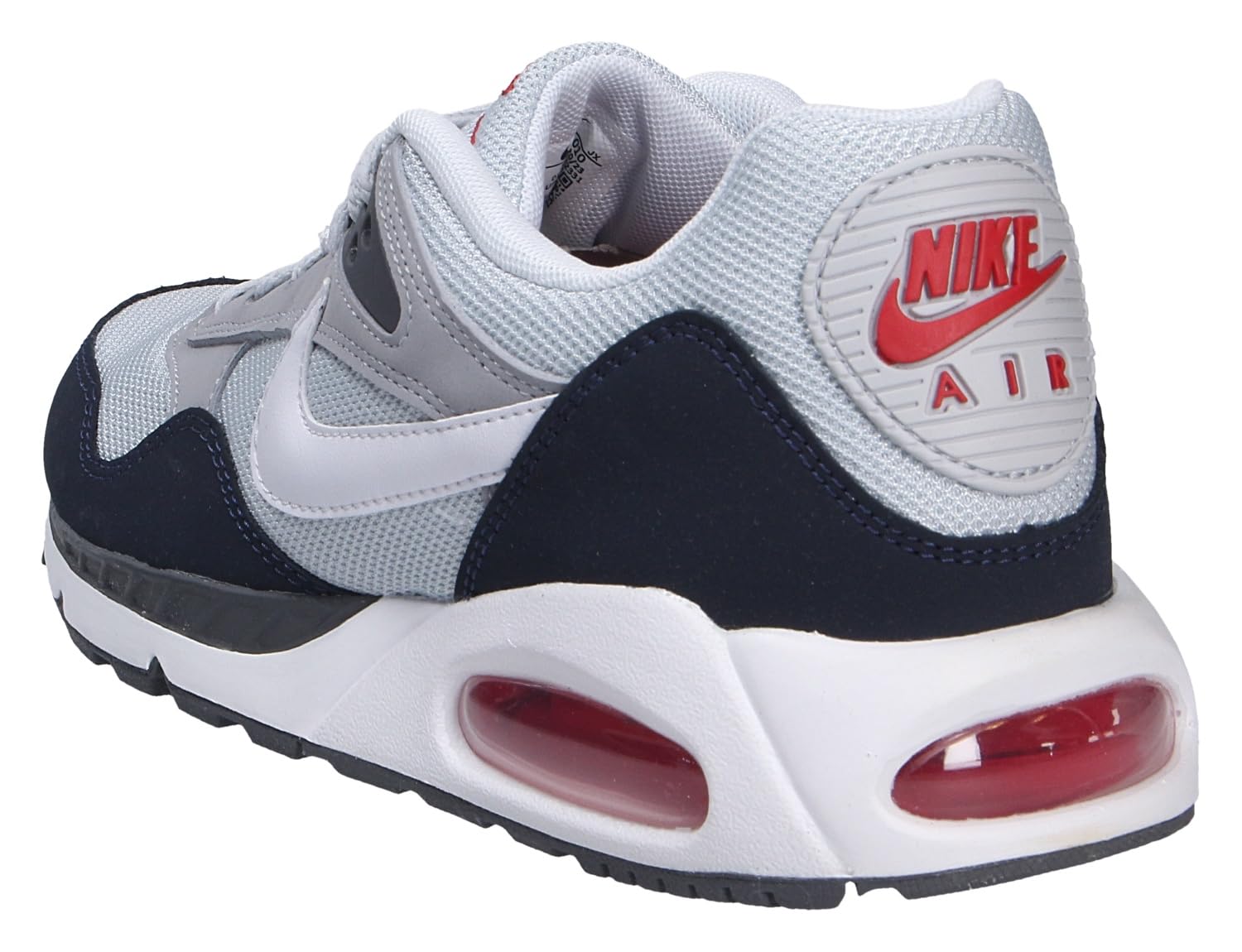 NIKE Men's Sneakers Running Shoes: 8 Pure Platinum White Dark Blue Cherry