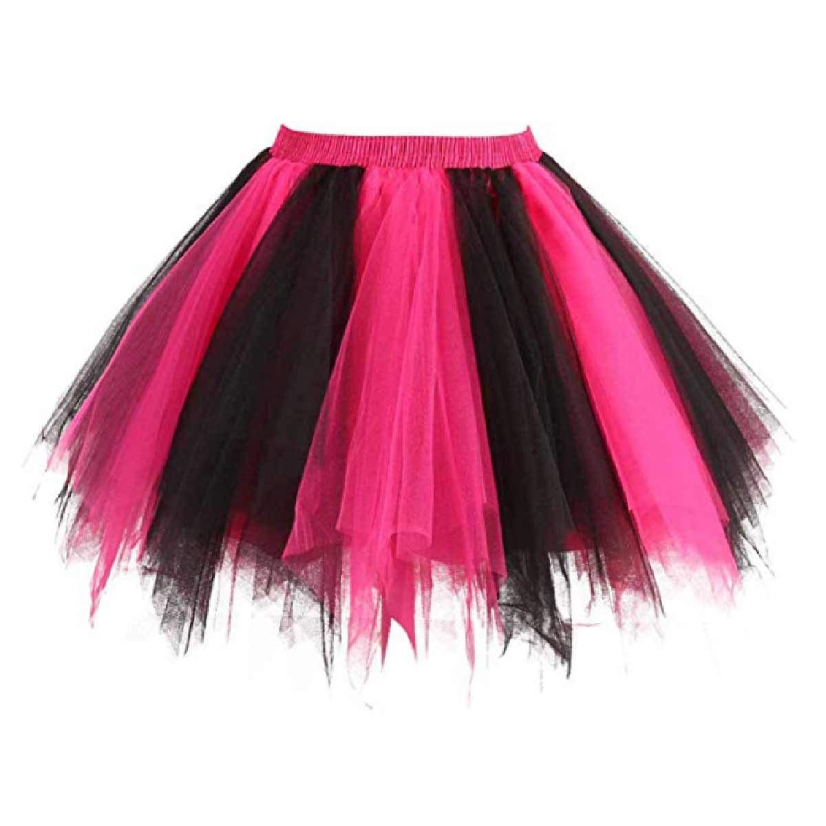 Dressever Vintage 1950s Short Tulle Petticoat Ballet Bubble Tutu