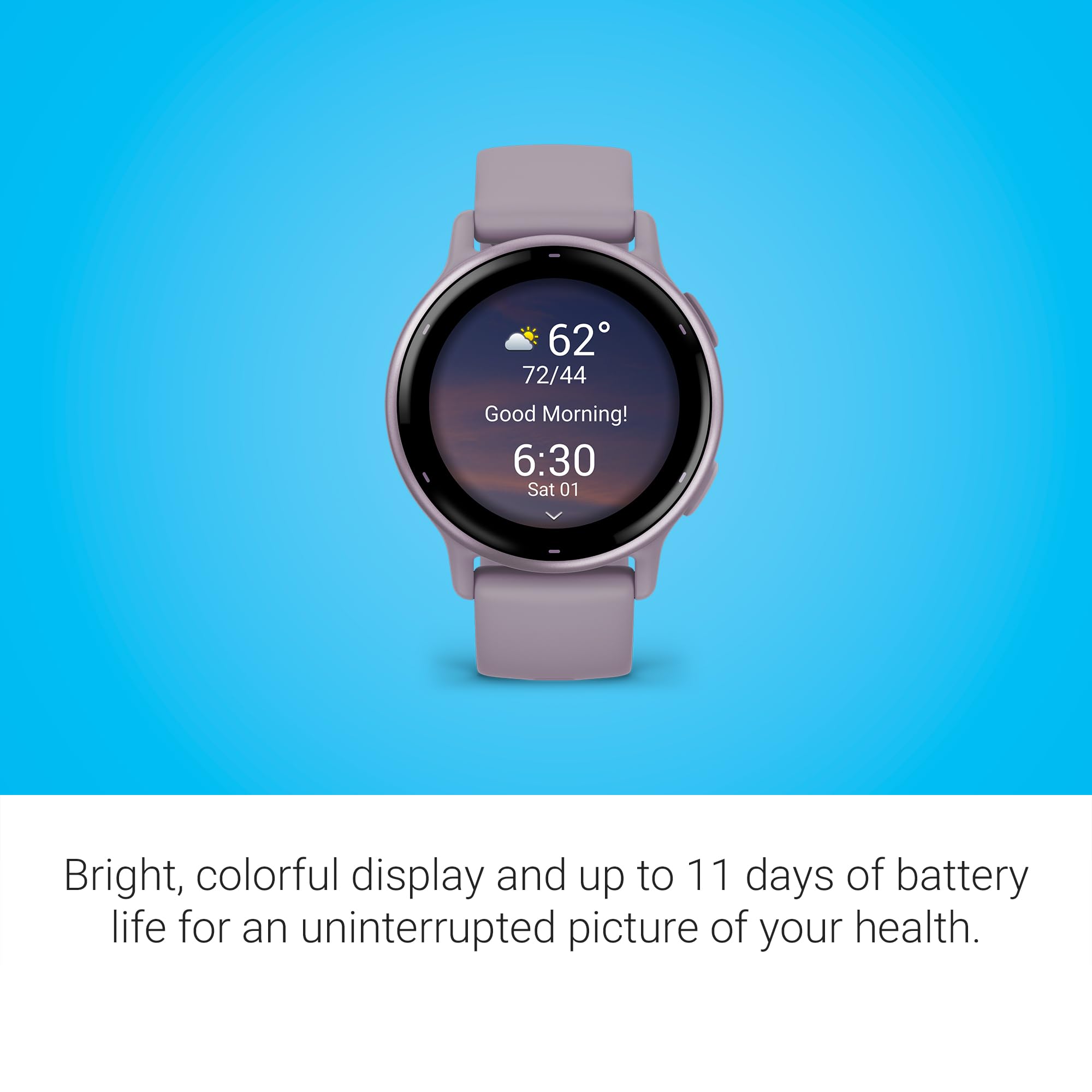 Garmin vívoactive 5, Health and Fitness GPS Smartwatch, AMOLED Display, Up to 11 Days of Battery,