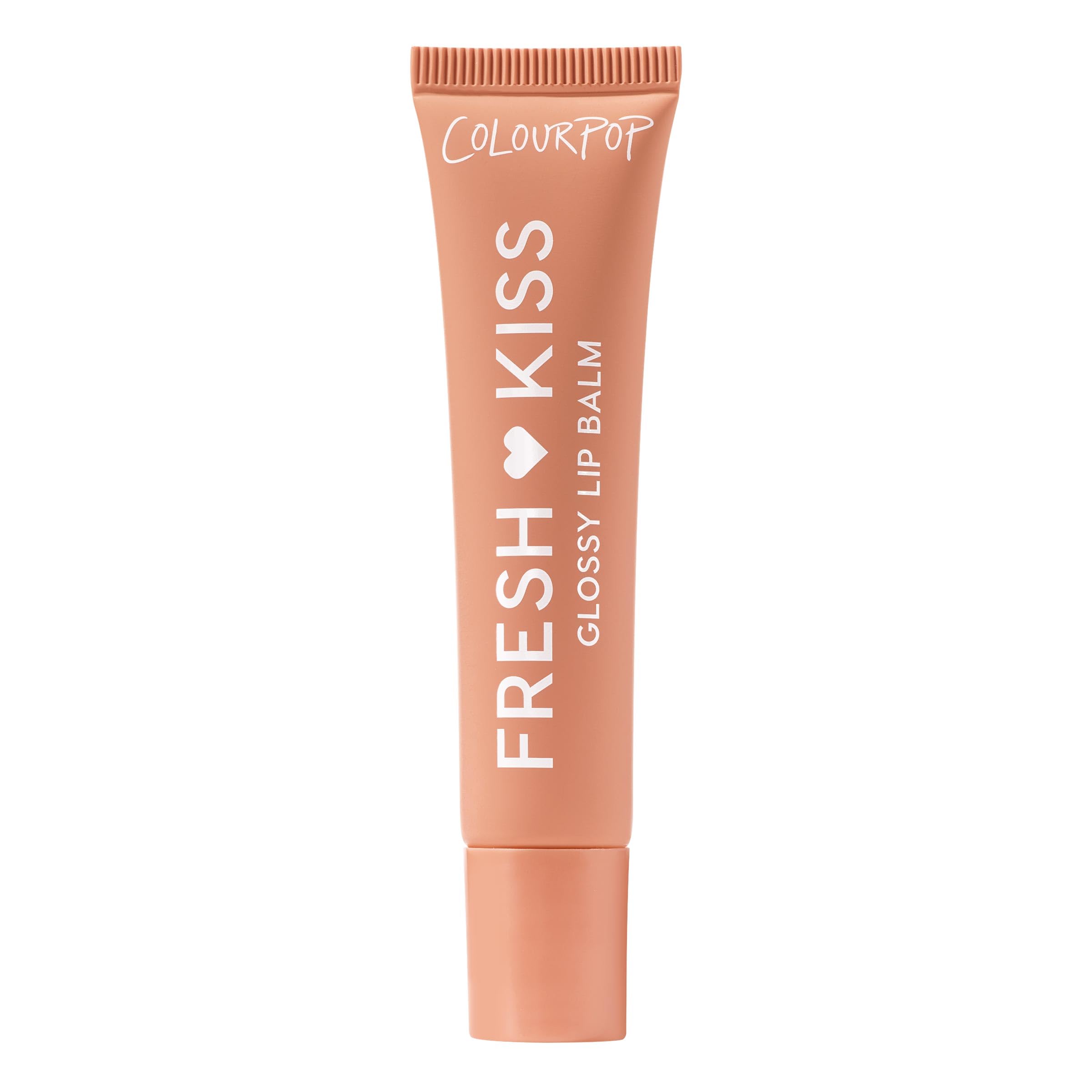ColourPop Fresh Kiss Glossy Lip Balm - Hydrating Lip Care Enriched with Peptides, Hyaluronic Acid, Shea Butter & Vitamin E for an Ultra-Cushiony Formula -  (0.49 oz): Caramel Latte