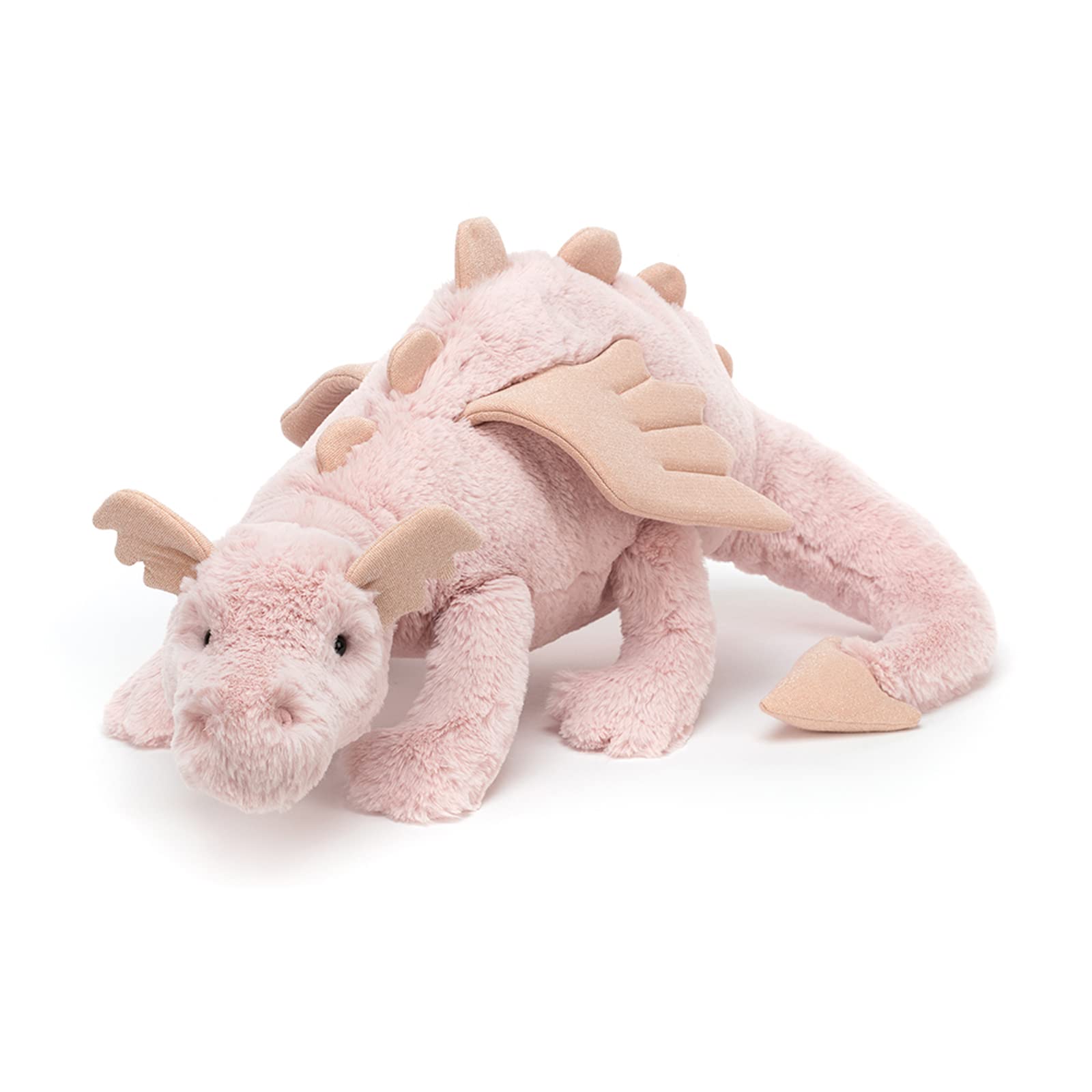 Jellycat Rose Dragon Stuffed Animal, Huge 20.5 inches - Mythical Plush Toy - Classic Children's Gift