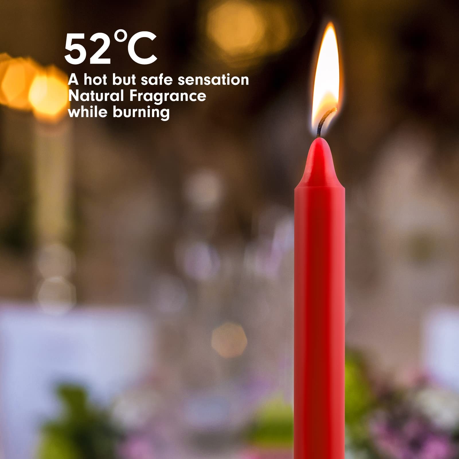 MANFLY Low Temperature Candles Low Heat Romantic Candles Wax for Couples, Wedding, Home Decoration - Image 3