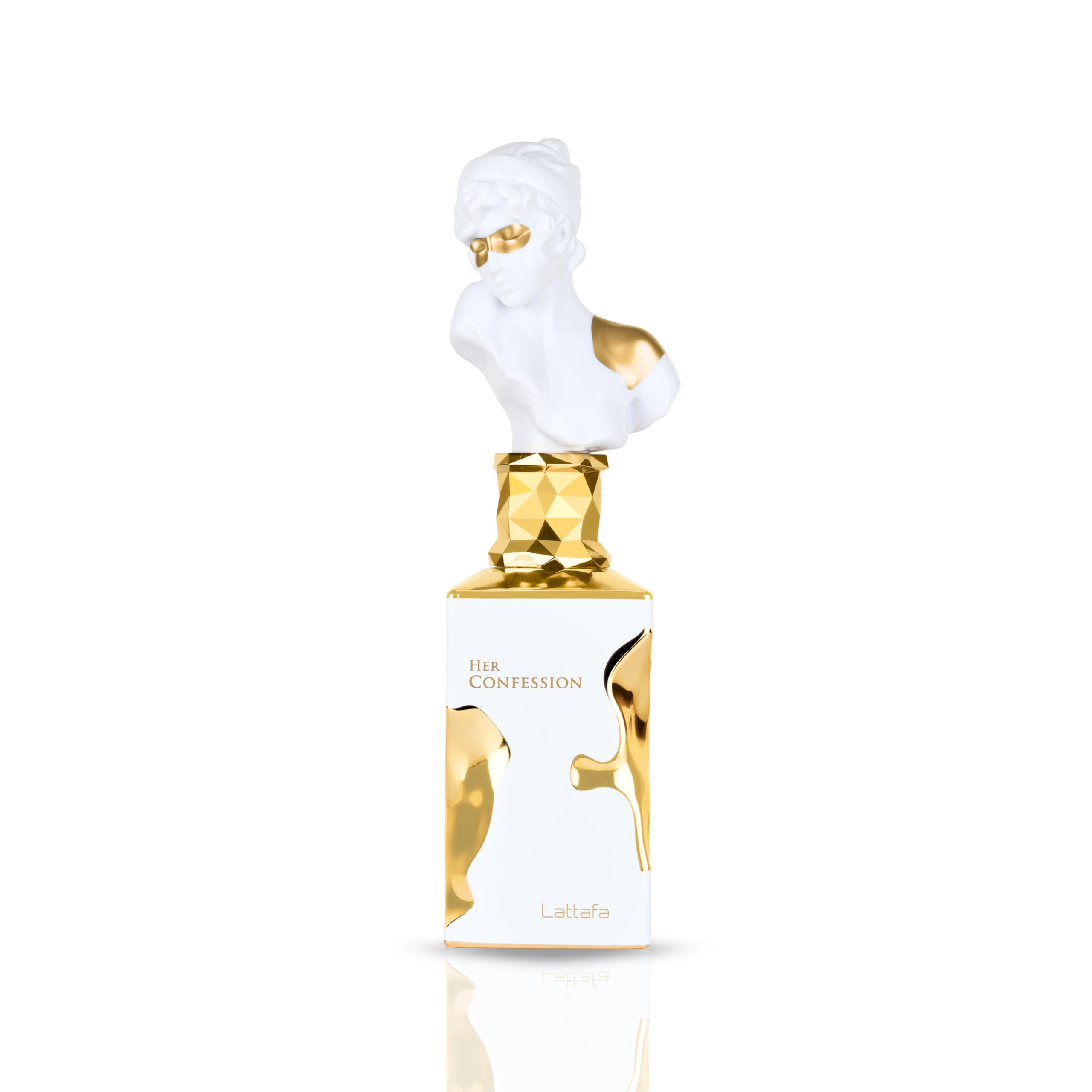 Lattafa Her Confession - Vanilla, Floral, Amber,  - Eau de Parfum Long-Lasting Fragrance for Women, 3.40 Ounce / 100 ml: Musk