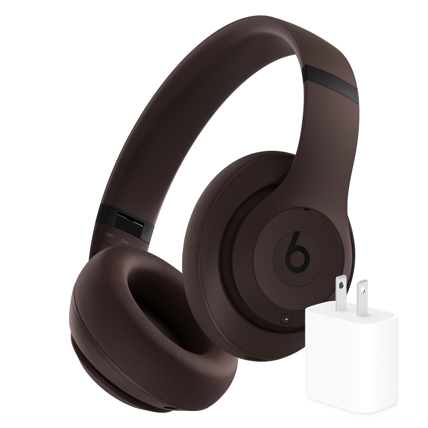 Beats Studio Pro x Kim Kardashian - Bluetooth Noise Cancelling Headphones with AppleCare+ (2 Years) - Moon: Deep Brown Studio Pro &amp; Power Adapter Without AppleCare+