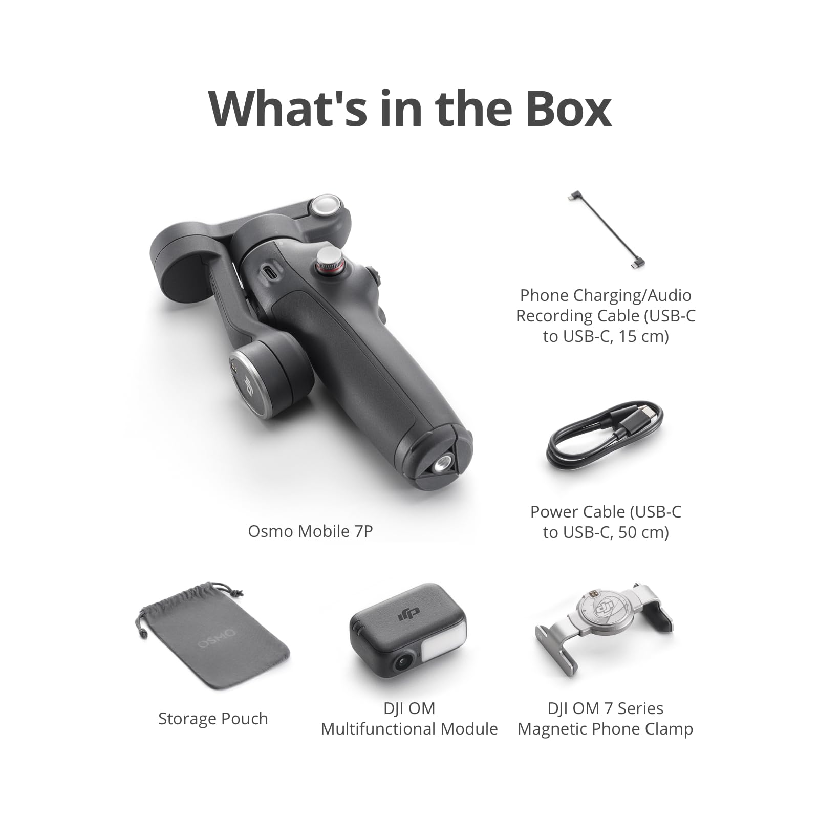 DJI Osmo Mobile 7P Gimbal Stabilizer for iPhone, Android, Native Tracking, Lighting, 3-Axis Phone Gimbal, Quick Launch, One-Tap Edit, Built-in Extension Rod & Tripod, 10hrs Use, Phone Charging thumbnail 8