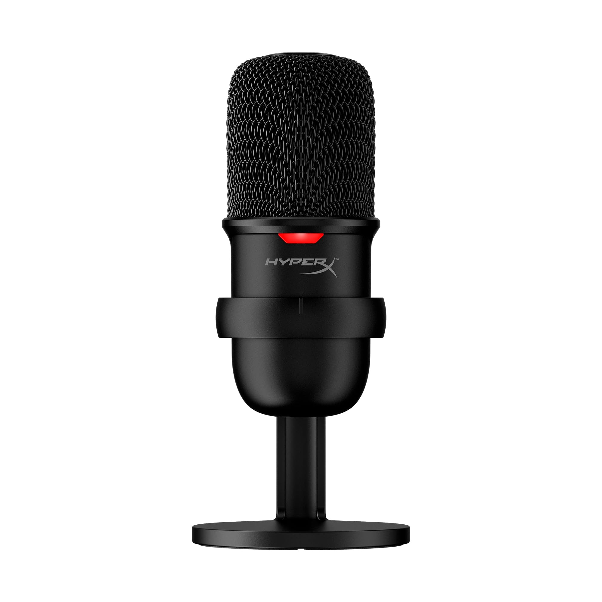 HyperX SoloCast – USB Condenser Gaming Microphone, for PC, PS4, PS5 and Mac, Tap-to-Mute Sensor, Cardioid Polar Pattern, great for Streaming, Podcasts, Twitch, YouTube, Discord,: Black