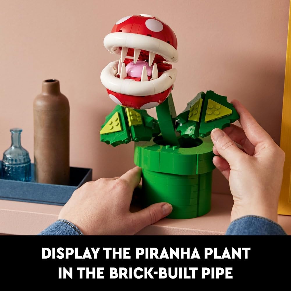LEGO Super Mario Piranha Plant, Build and Display Super Mario Brothers Collectible for Adults and Teens, Authentically Detailed Posable Figure, Birthday Gift for Gamers and Super Mario Fans, 71426 - Image 5