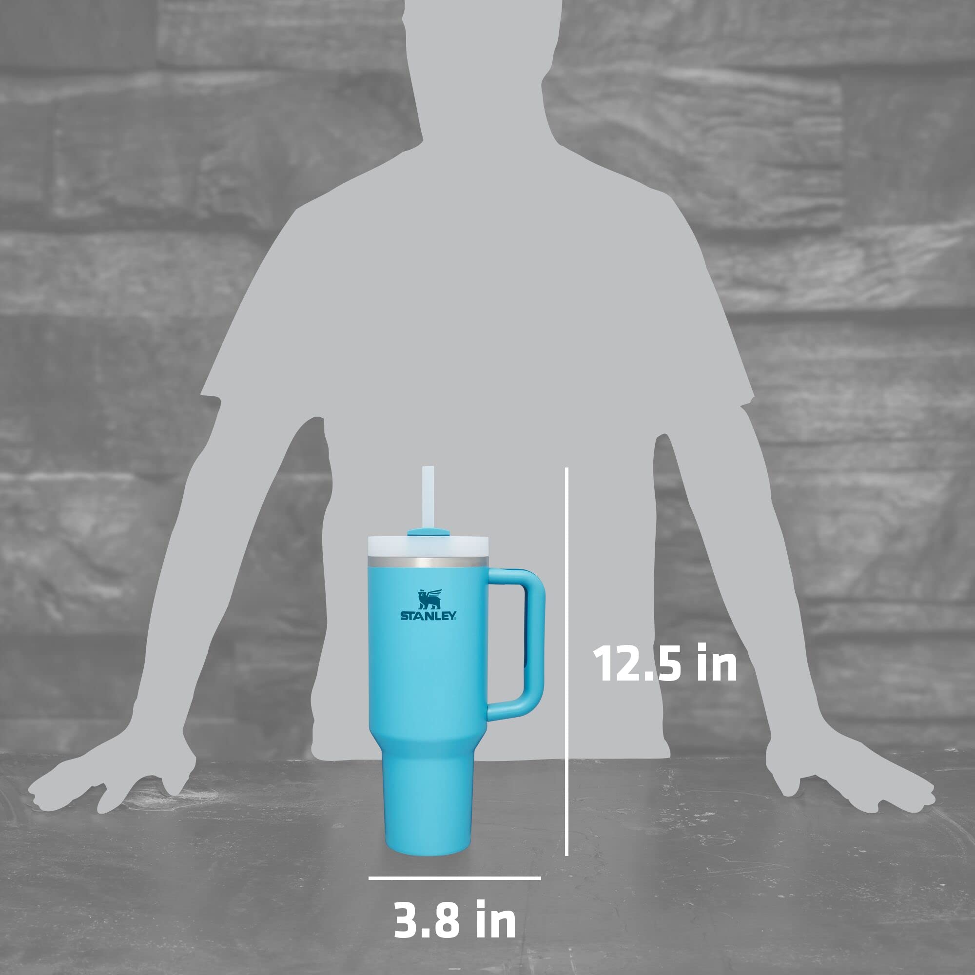Stanley Quencher H2.0 Tumbler with Handle and Straw 30 oz | Flowstate 3-Position Lid | Cup Holder Compatible for Travel | Insulated Stainless Steel Cup | BPA-Free | Rose Quartz 2.0