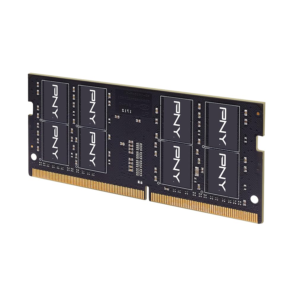 PNY Performance 64GB (2x32GB) DDR4 DRAM 3200MHz (PC4-25600) CL22 1.2V Dual Rank Notebook/Laptop (SODIMM) Computer Memory Kit – MN64GK2D43200-TB