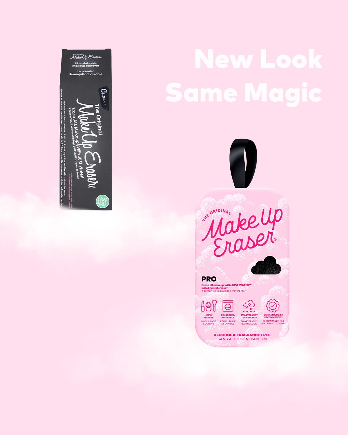 The Original MakeUp Eraser, 7-Day Set, Erase All Makeup with Just Water, Including Waterproof Mascara, Eyeliner, Foundation, Lipstick, Sunscreen, and More! 7ct: Chic Black 7 Count (Pack of 1)