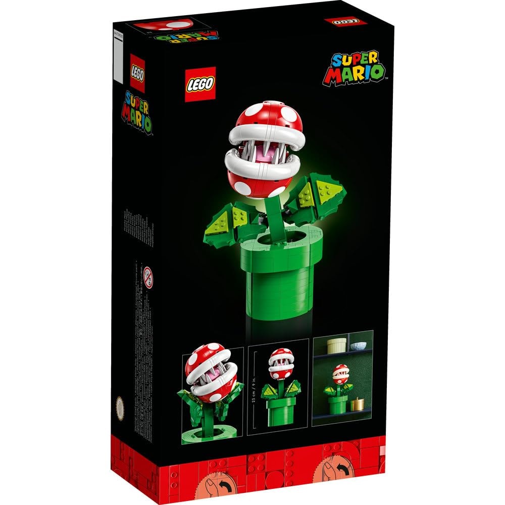 LEGO Super Mario Piranha Plant, Build and Display Super Mario Brothers Collectible for Adults and Teens, Authentically Detailed Posable Figure, Birthday Gift for Gamers and Super Mario Fans, 71426 - Image 8