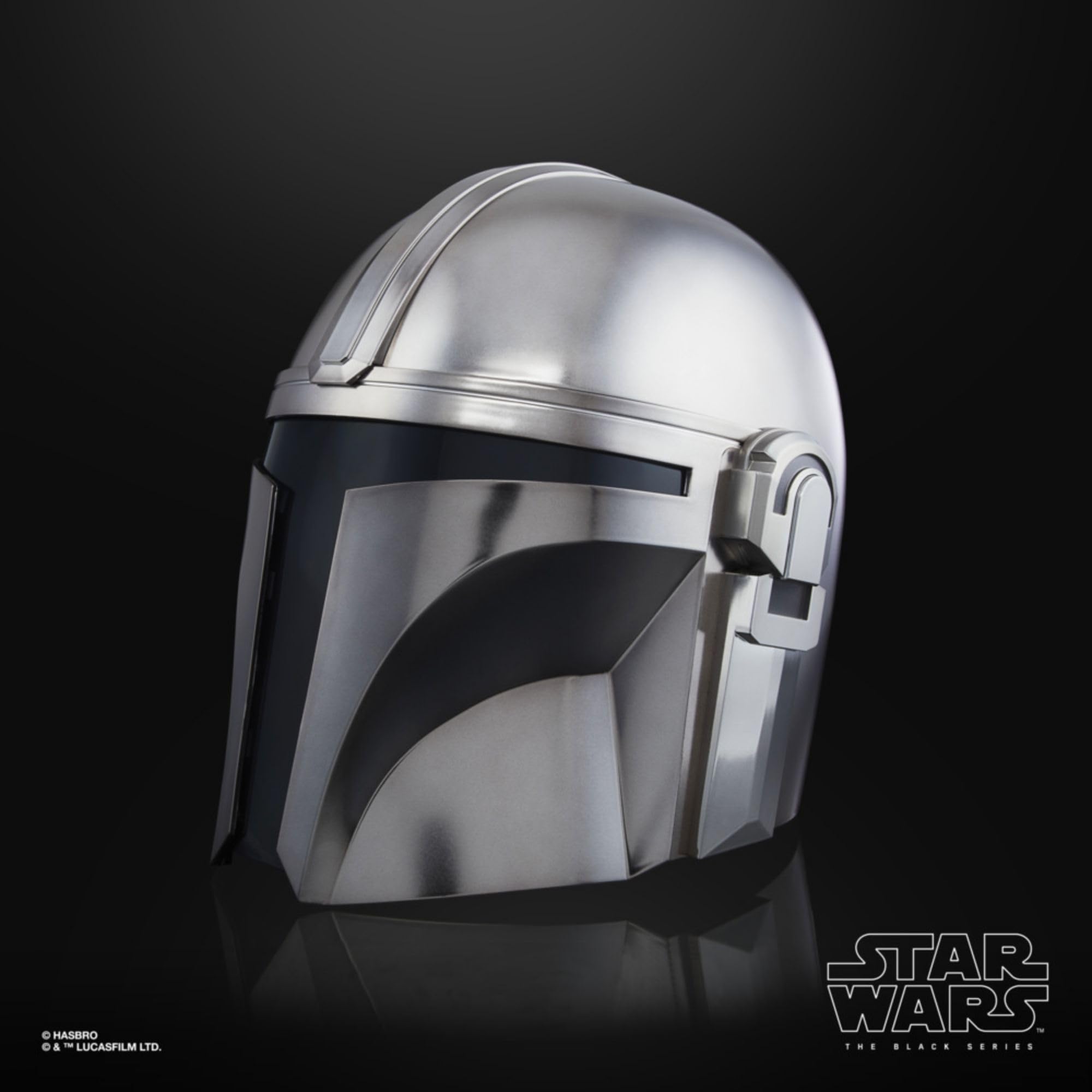 STAR WARS The Black Series The Mandalorian Premium Electronic Helmet Roleplay Collectible: Mandalorian Elec Helmet