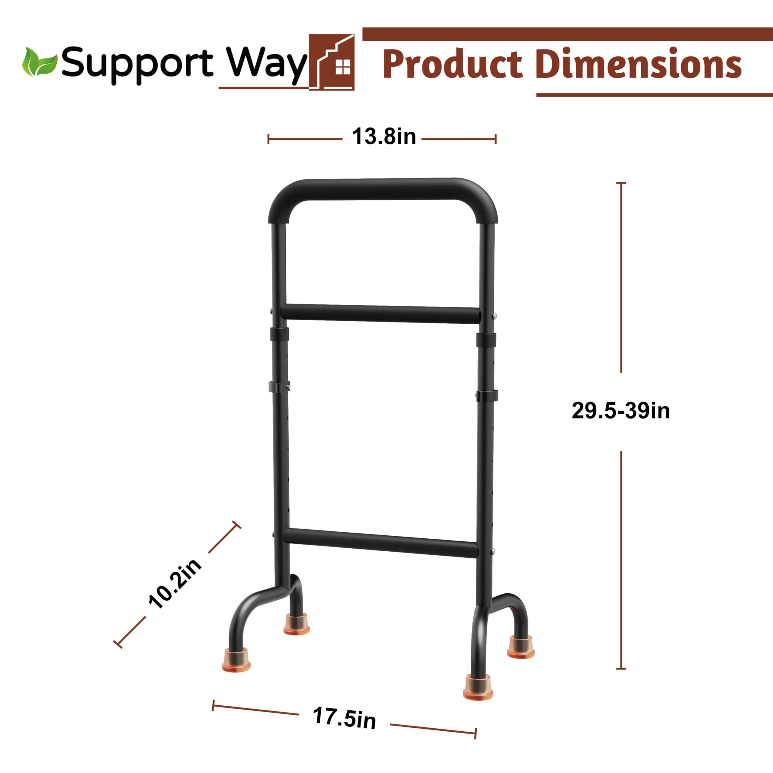 Support Way Couch Stand Assist, Ankle and Knee Surgery Recovery Aid, Versatile Chair Stand Assist-Mobility Standing Aid Rail for Elderly Height Adjustable, Lightweight (450lb Loading) thumbnail 2