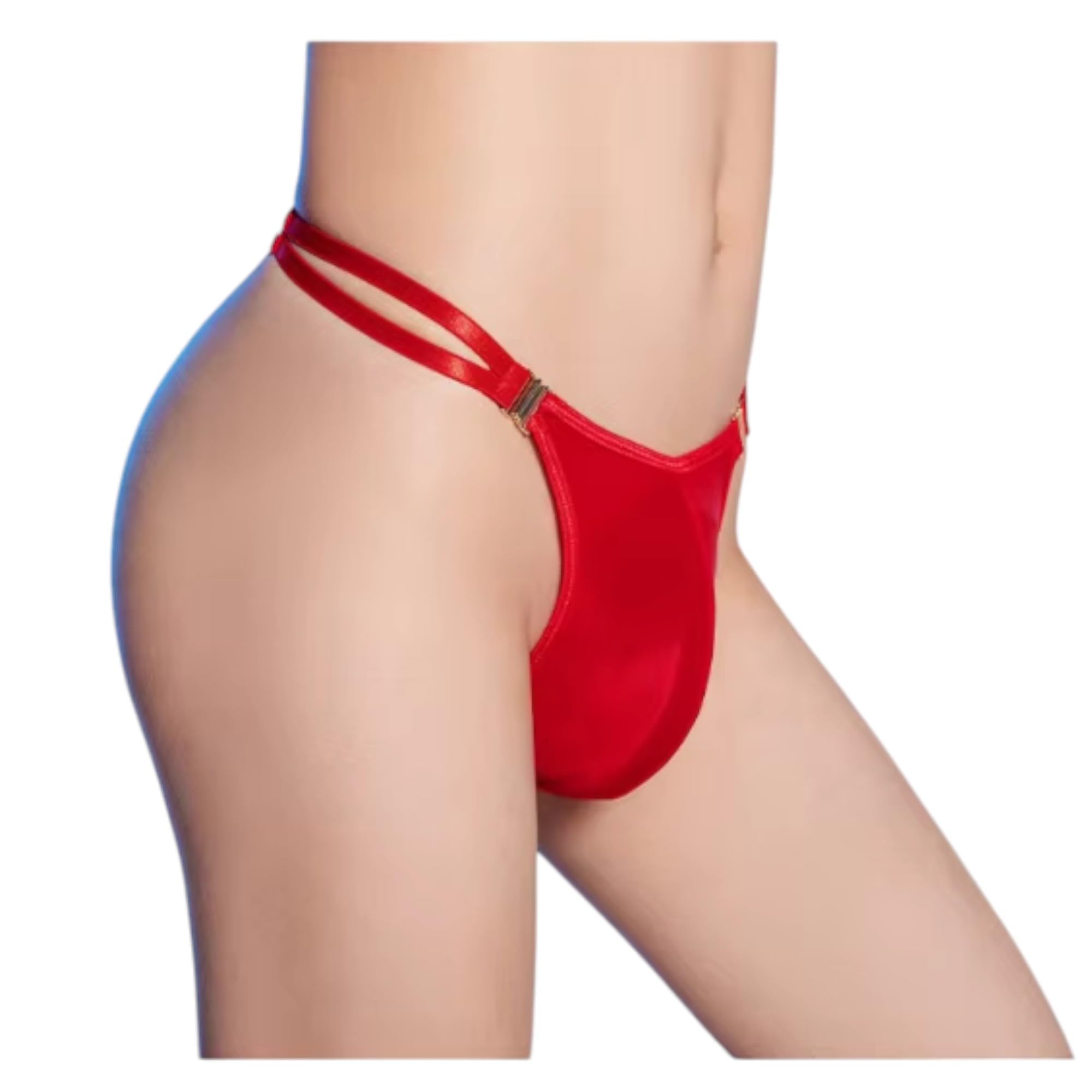 Men's Sissy Panties Femboy Thong Underwear Jockstrap Lingerie for Cross-dressers thumbnail 1